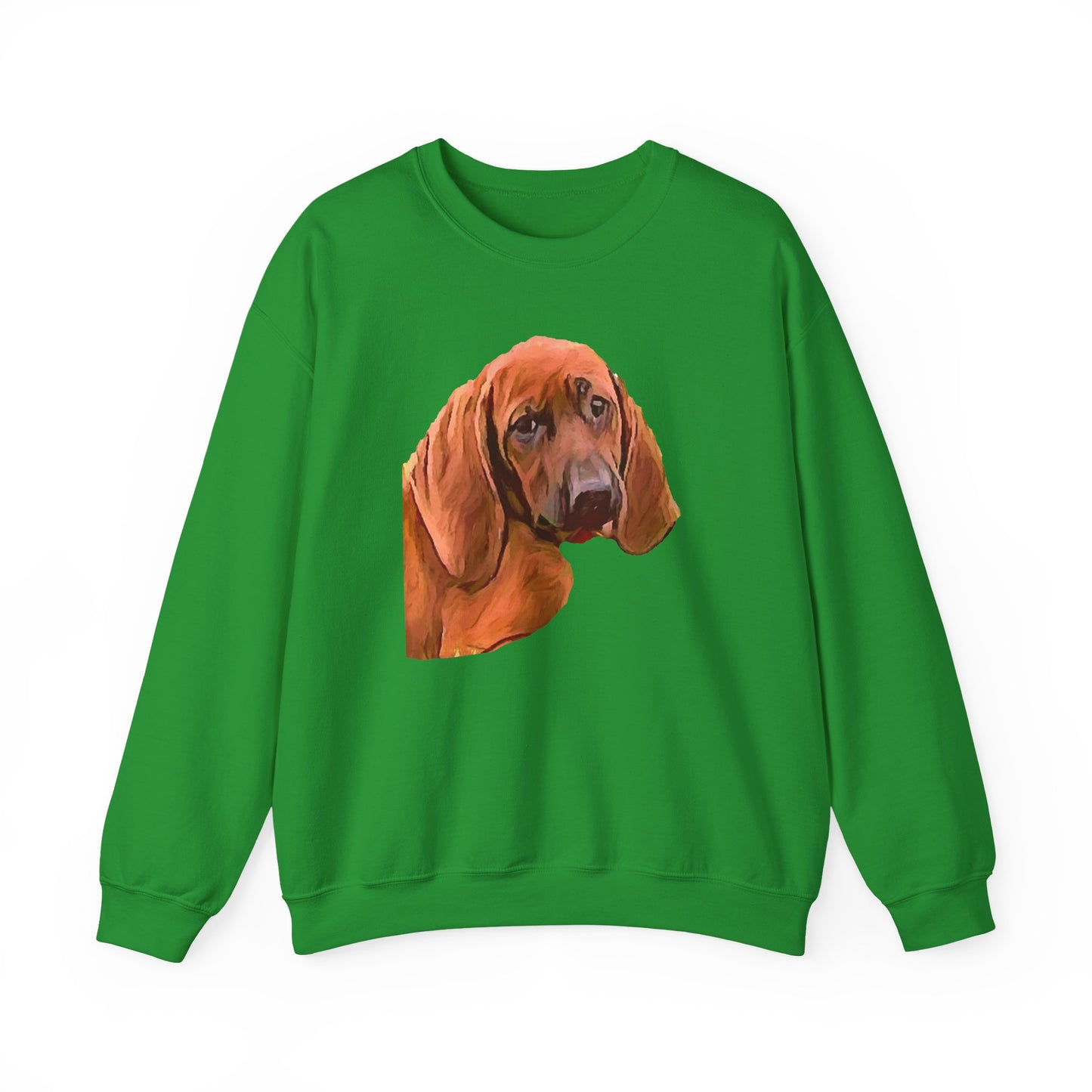 Redbone Coonhound Unisex 50/50 Crewneck Sweatshirt