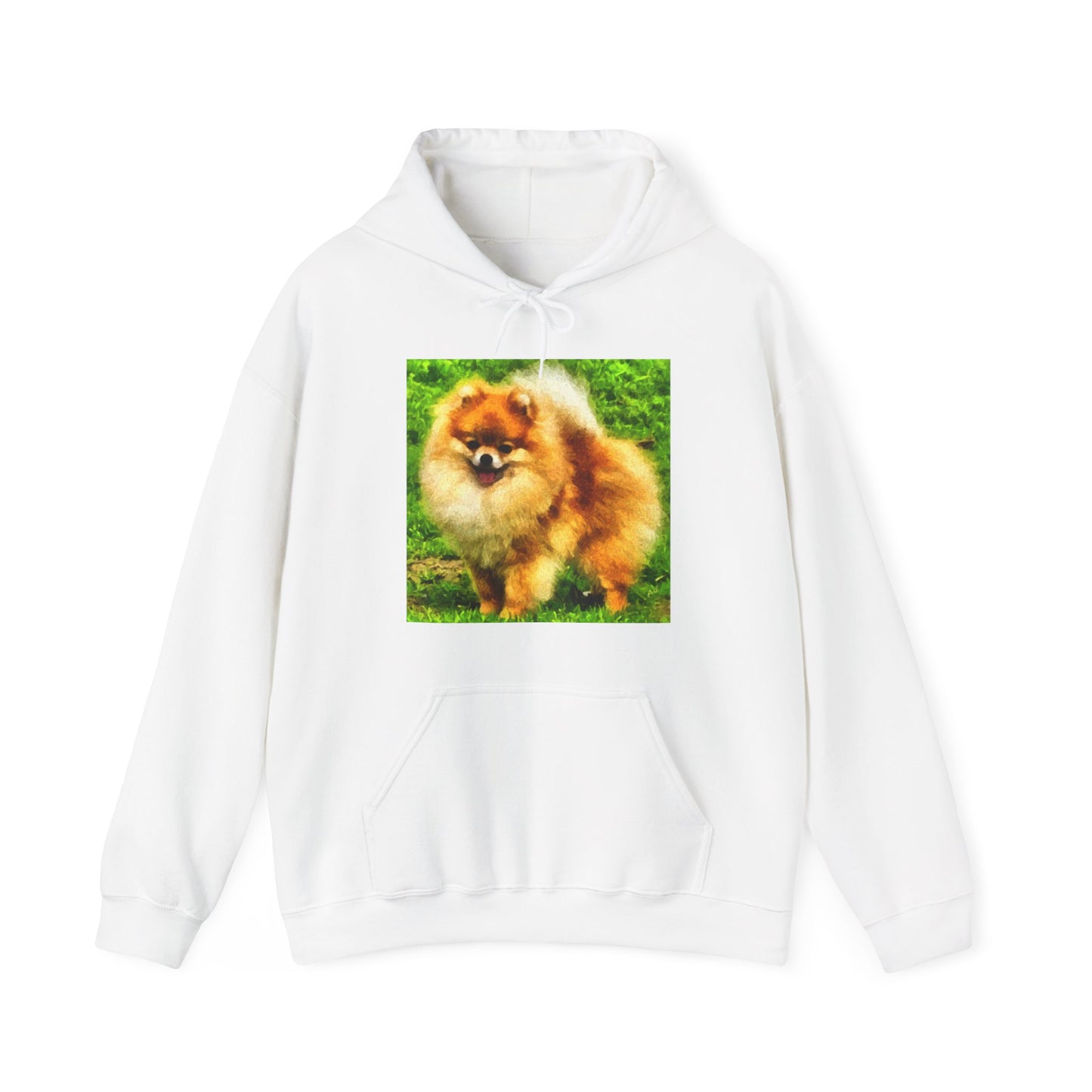 Pomeranian 'Pom Pom' Unisex 50/50 Hoodie