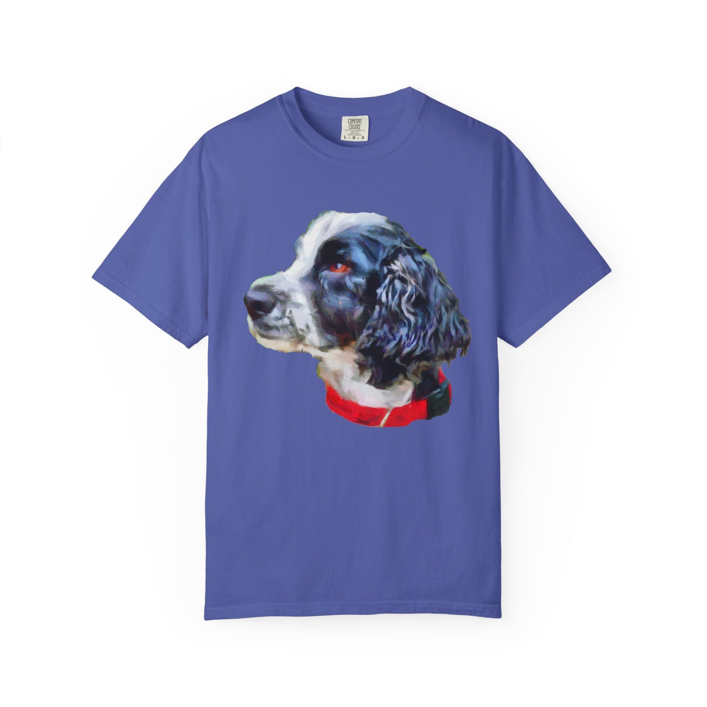 English Cocker Spaniel 'Tango' Unisex Relaxed Garment-Dyed T-shirt