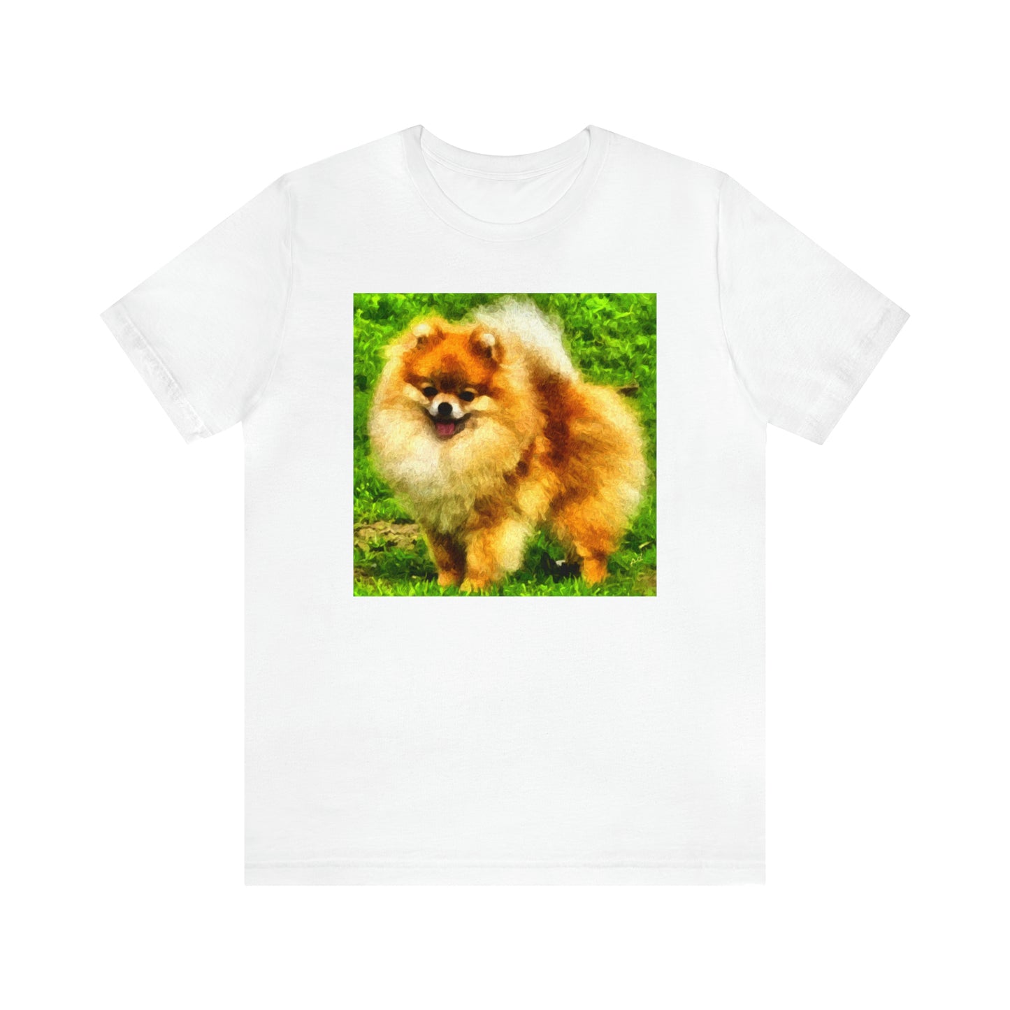 Pomeranian 'Pom Pom' - Classic Jersey Short Sleeve Tee