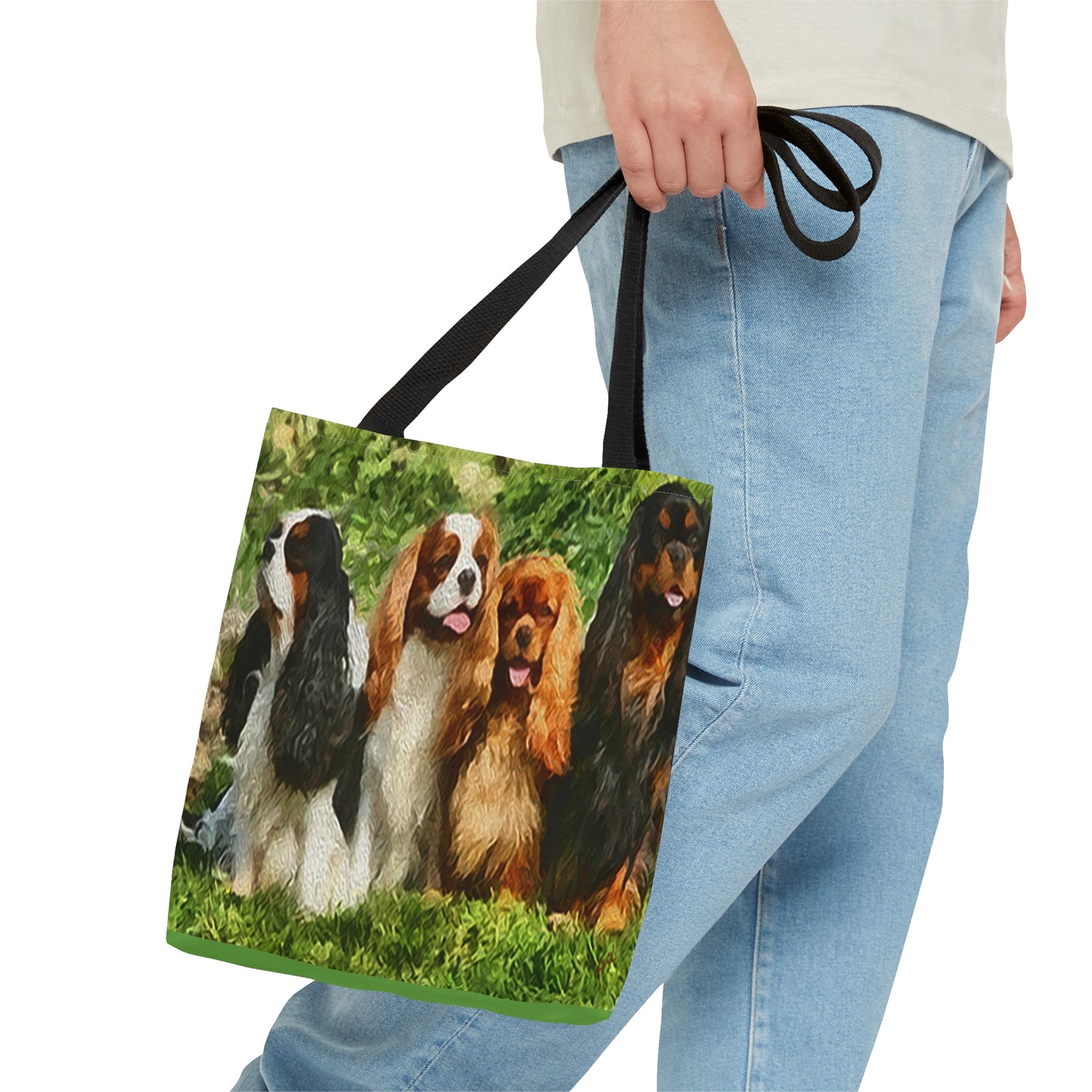 King Charles Spaniels 'Cavalier Club' Tote Bag