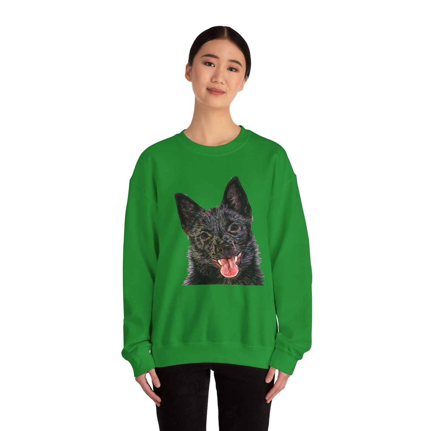 Schipperke Unisex 50/50 Crewneck Sweatshirt
