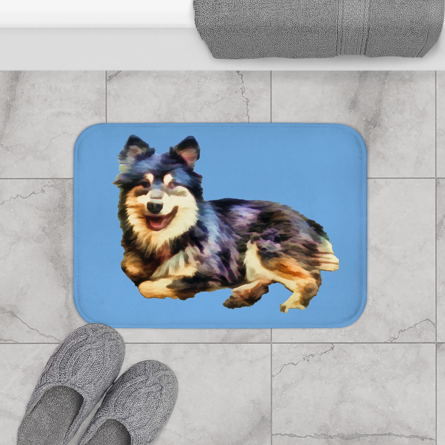 Finnish Lapphund Bath Rug Mat