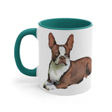 Boston Terrier 'Seely' Accent Coffee Mug, 11oz