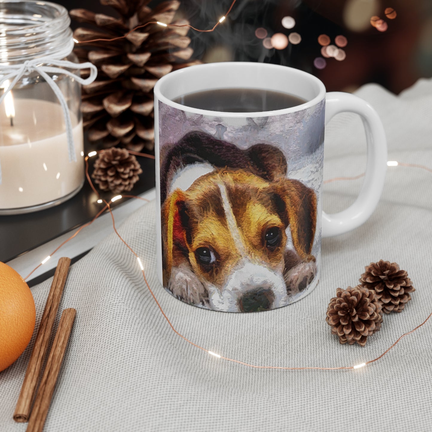 Beagle 'Daisy Mae' - Cherished Ceramic Mug
