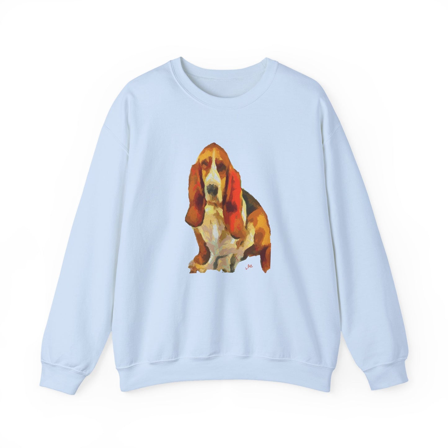 Basset Hound 'Lautrec' Unisex Crewneck Sweatshirt