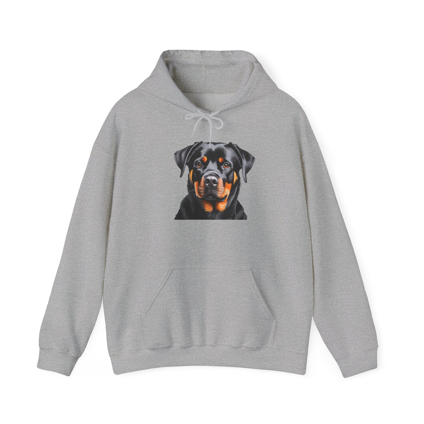 Rottweiler 'Bruno' - Unisex 50/50 Hooded Sweatshirt