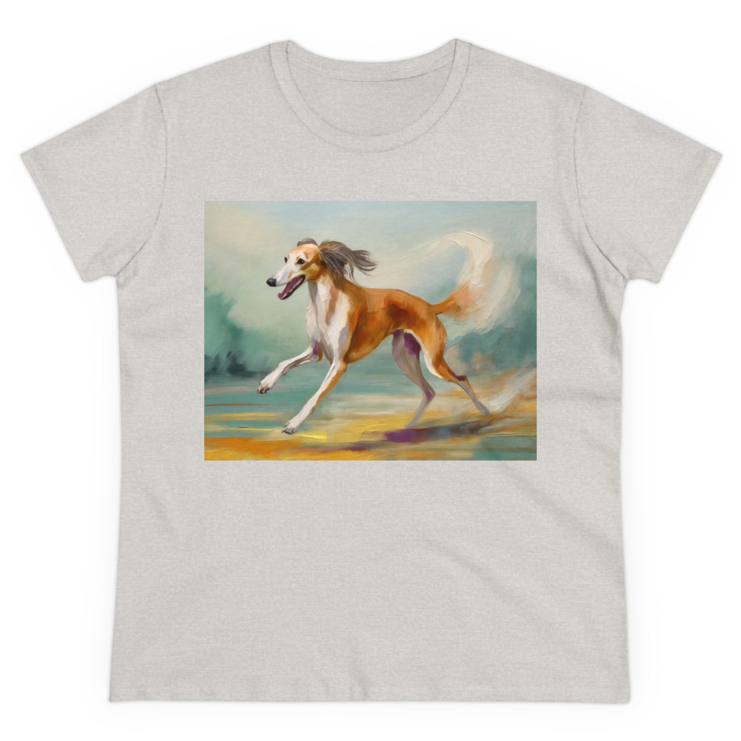 Saluki Women's Midweight Cotton Tee