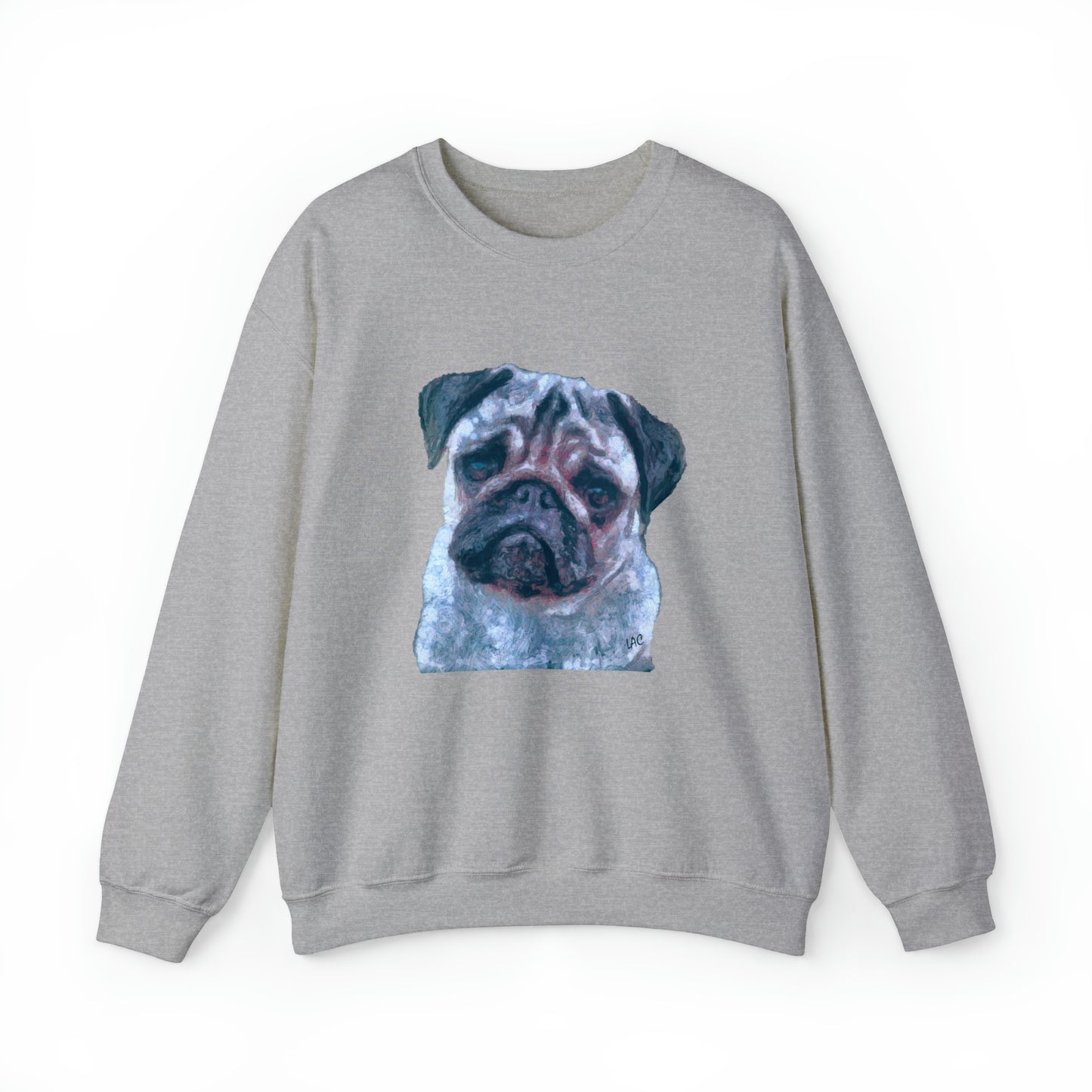 Pug 'Pompey' Unisex 50/50 Crewneck Sweatshirt