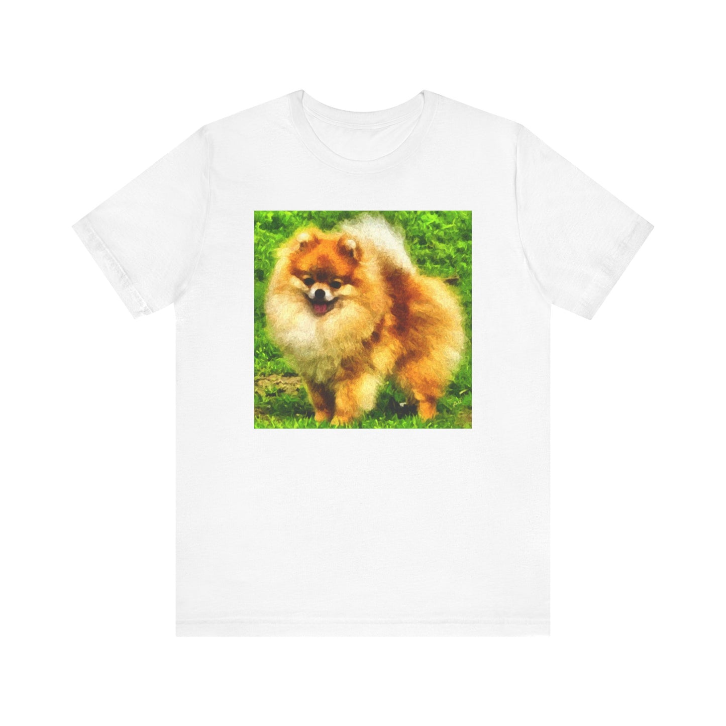 Pomeranian 'Pom Pom' Unisex Jersey Short Sleeve Tee