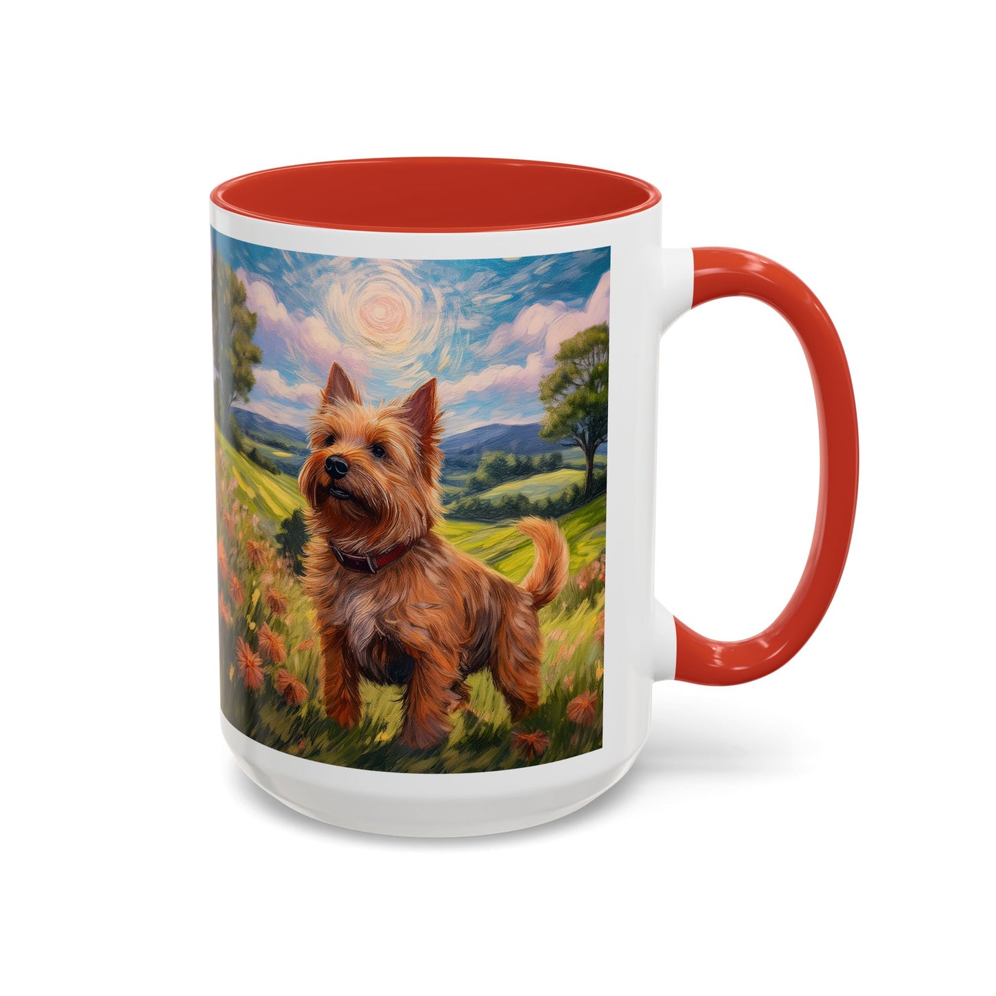Norwich Terrier Accent Coffee Mug