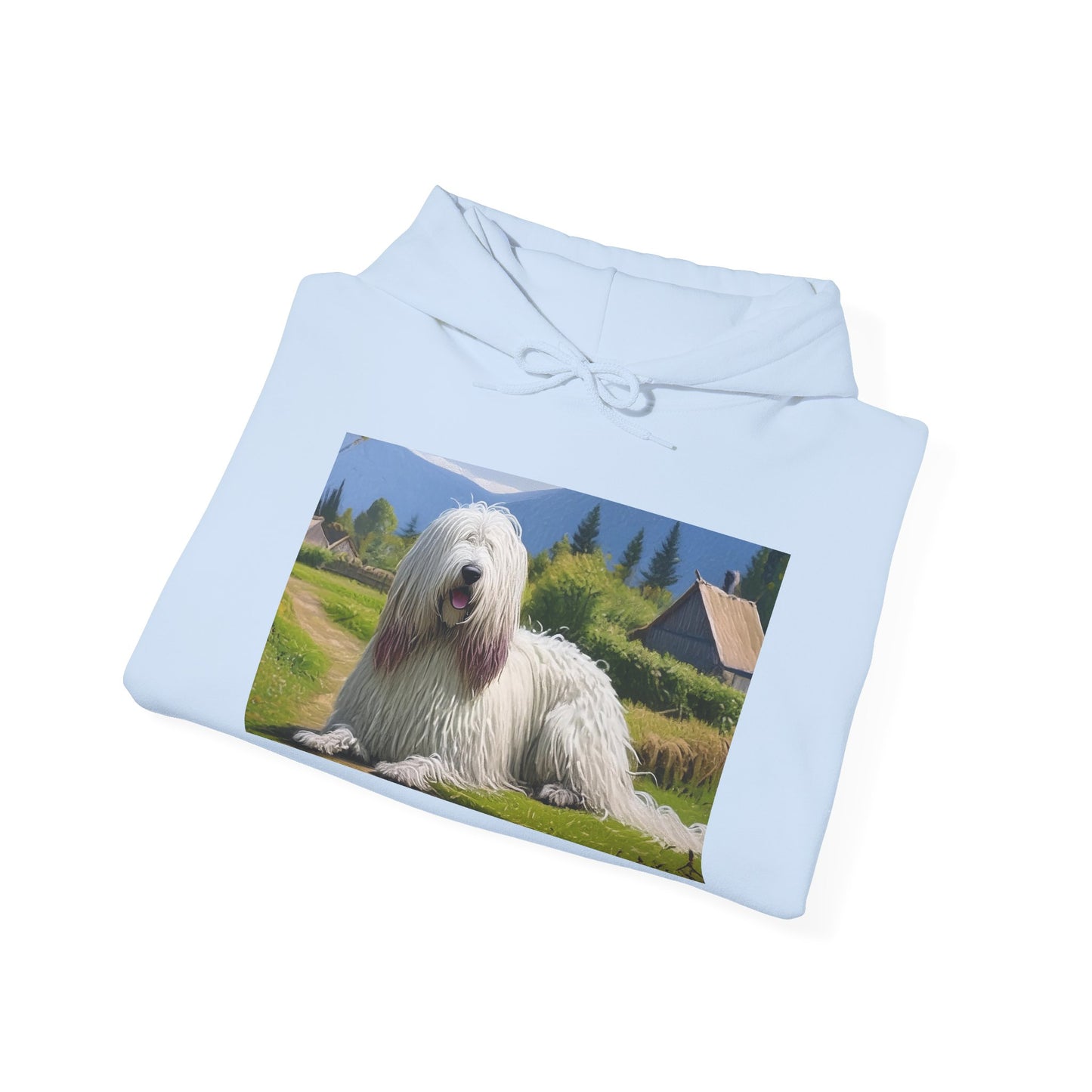 Hungarian Komondor 50/50 Hooded Sweatshirt