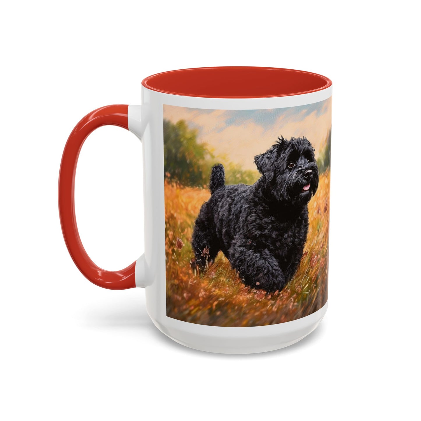 Black Russian Terrier Ceramic Accent Coffee Mug