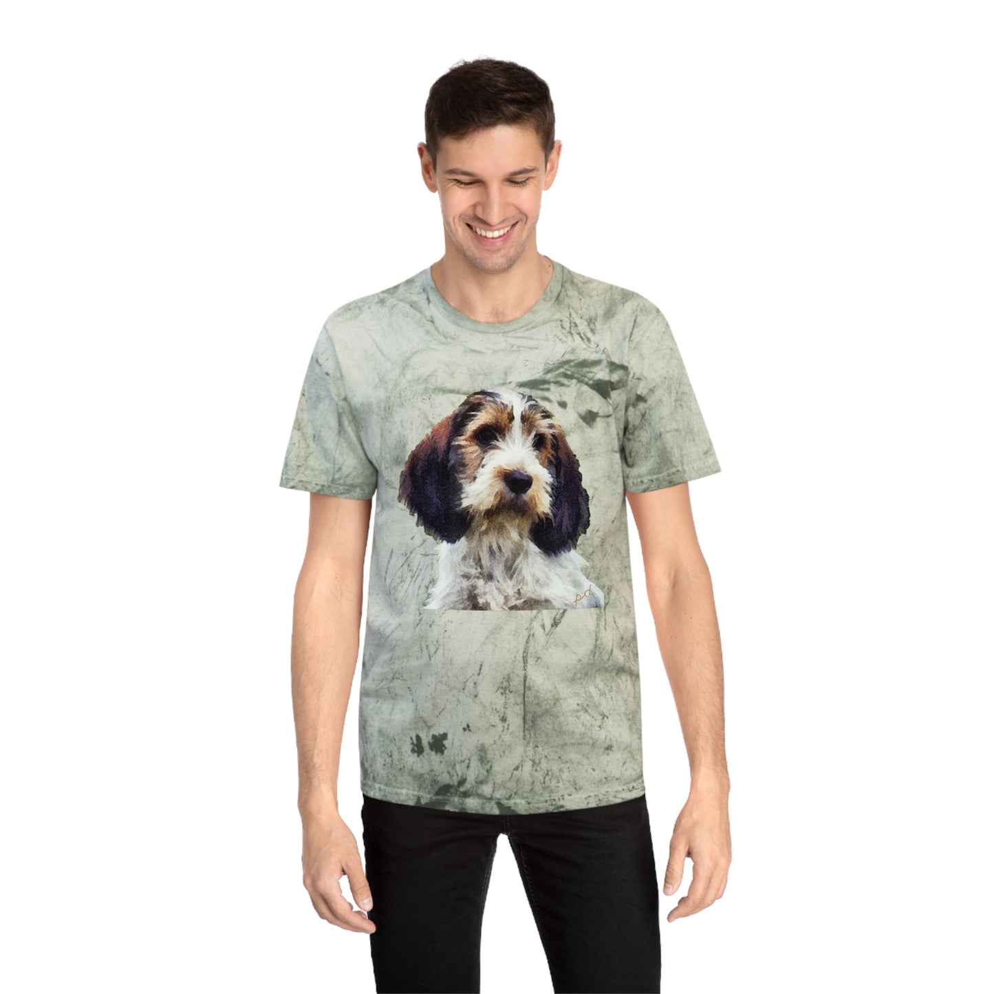 Petit Basset Griffon Unisex Cotton Color Blast T-Shirt