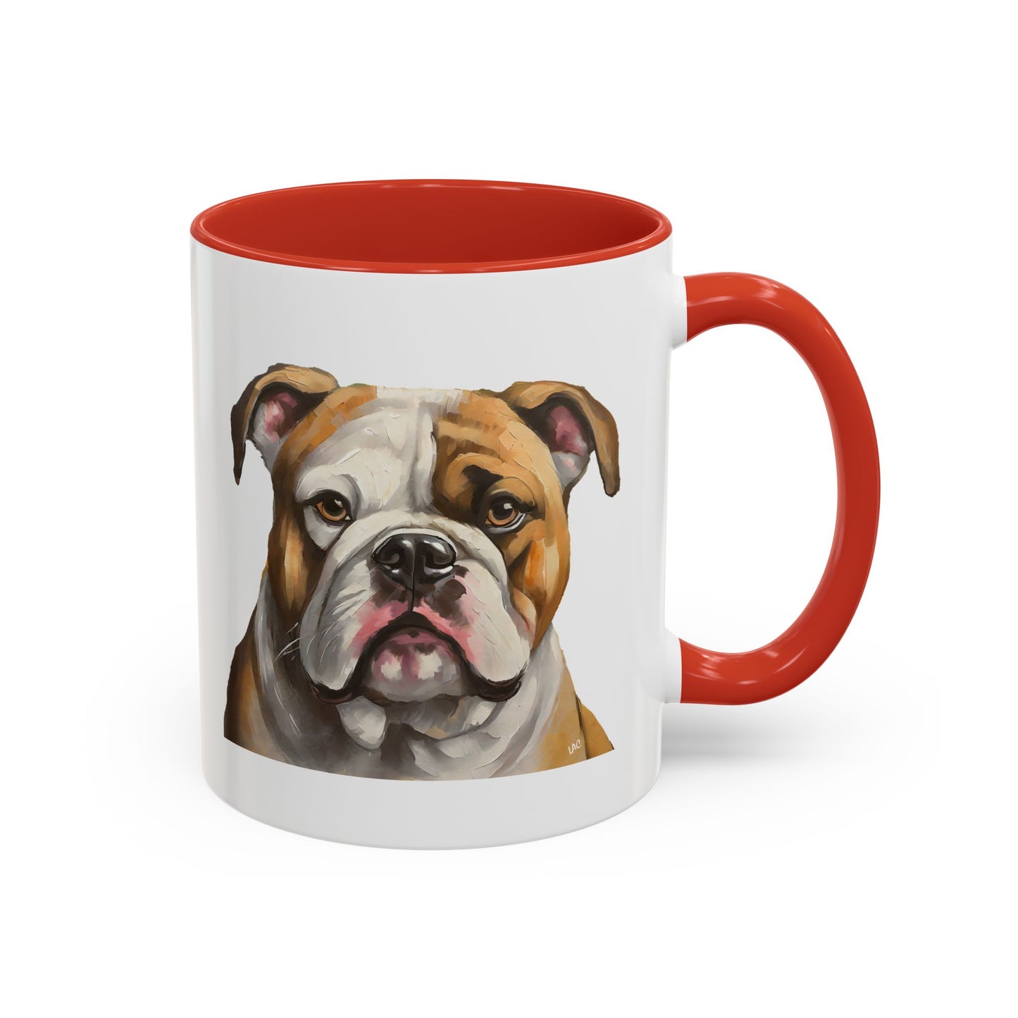 American Bulldog Ceramic Accent Mug - 2 Sizes