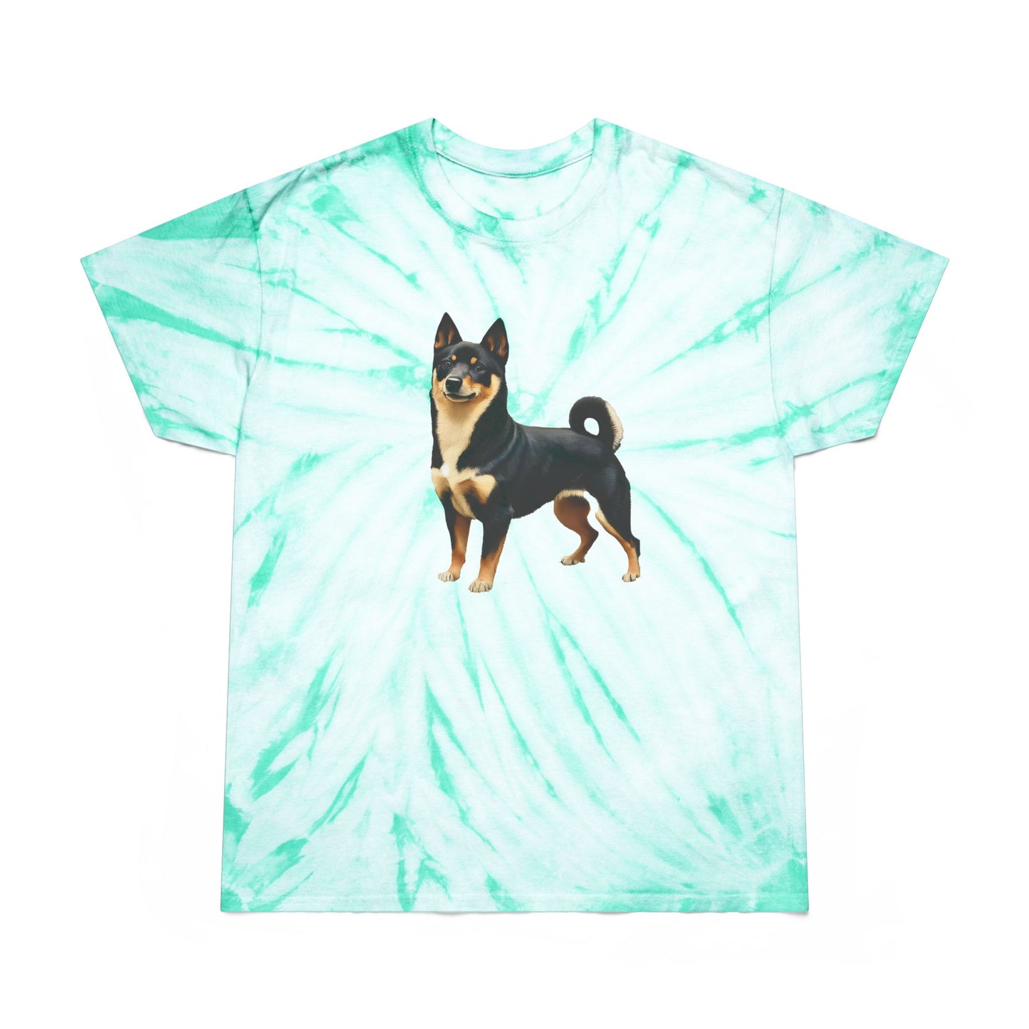 Black & Tan Shiba Inu - Tie-Dye Tee, Cyclone