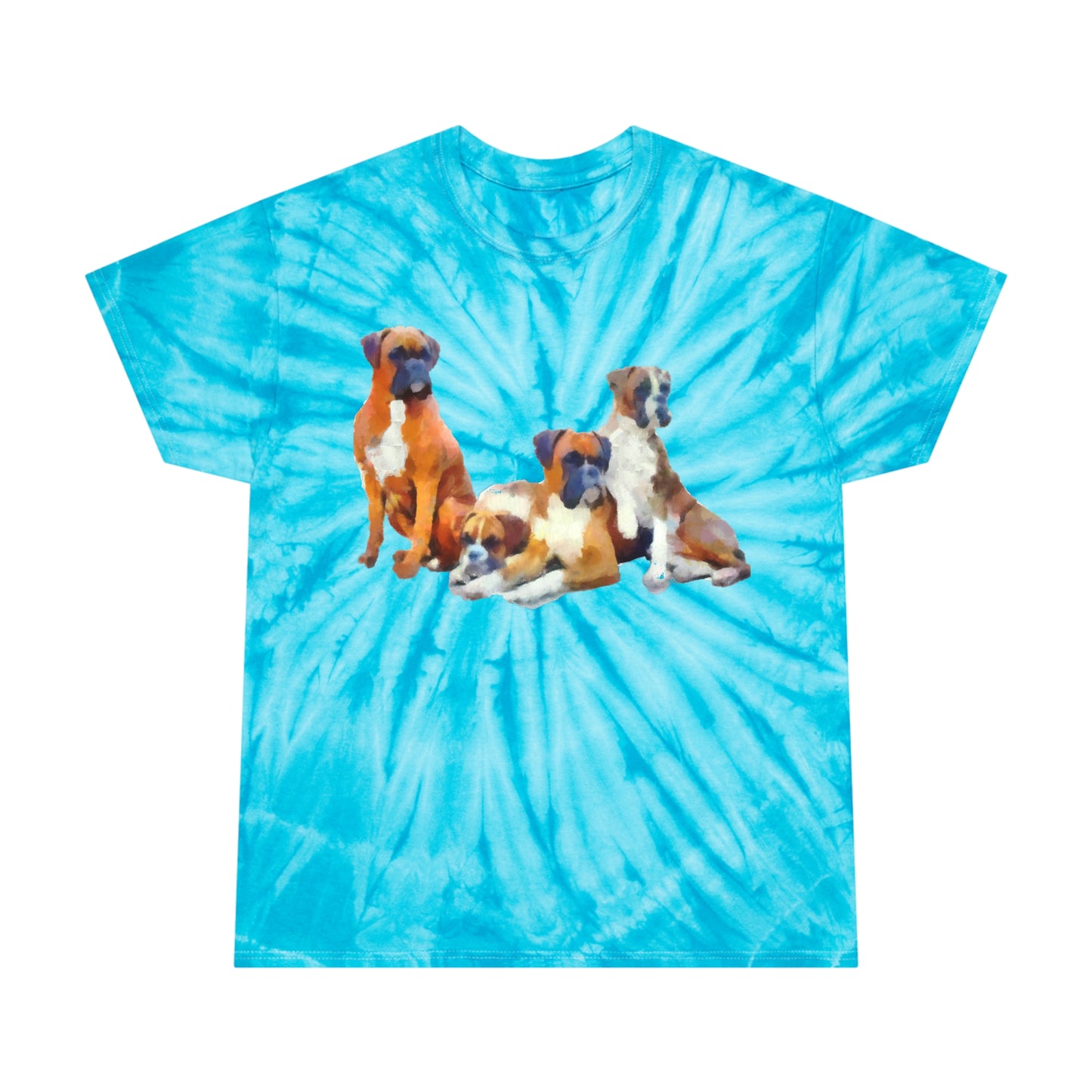 Boxer Quartet Unisex Cotton Tie-Dye Tee, Cyclone