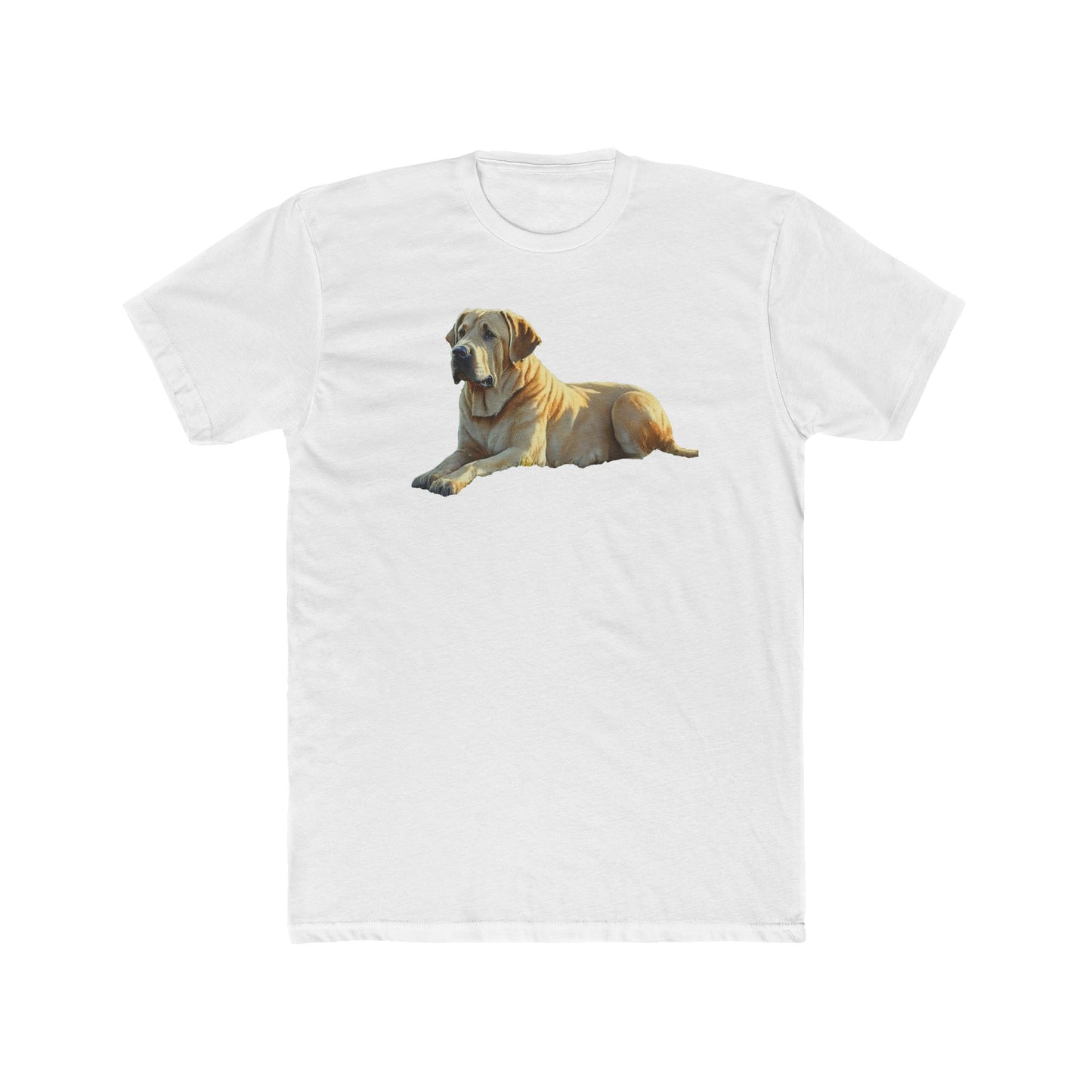 Broholmer - Danish Mastiff Men's Fitted Cotton Crew Tee