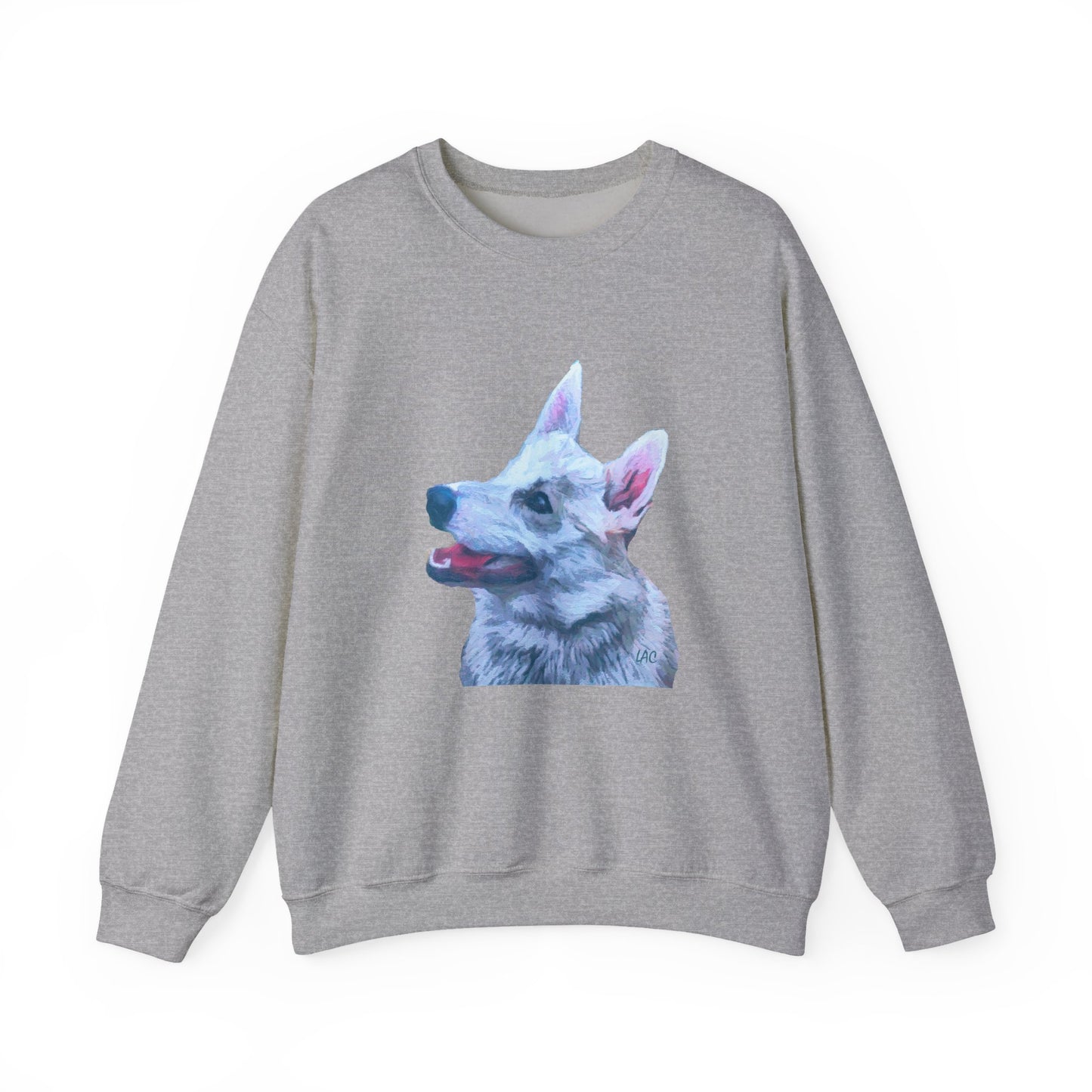 Norwegian Buhund Unisex 50/50 Crewneck Sweatshirt