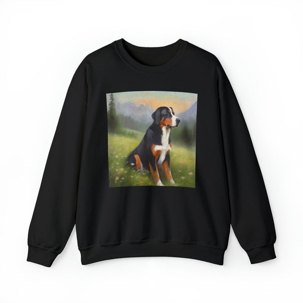 Greater Swiss Mountain Dog 50/50 Crewneck Sweatshirt