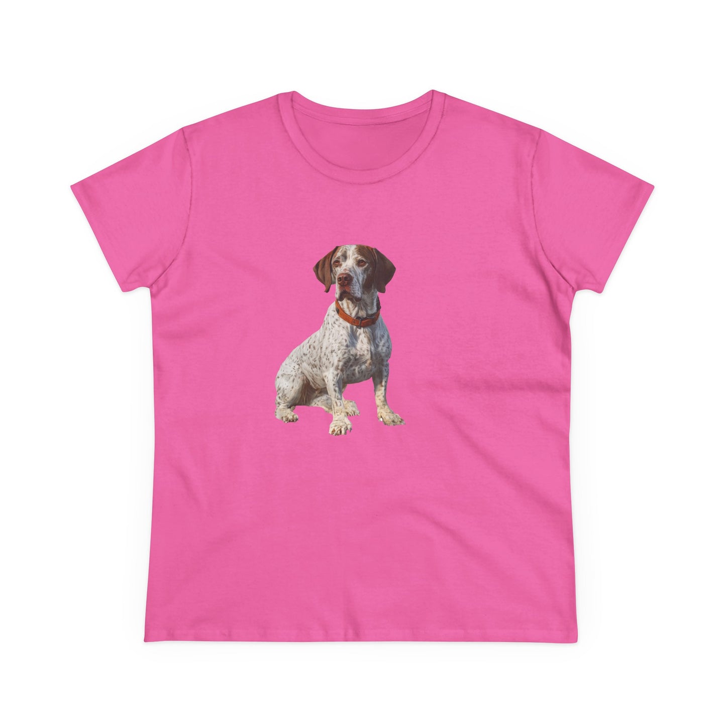 Braque du Bourbonnais Women's Midweight Cotton Tee