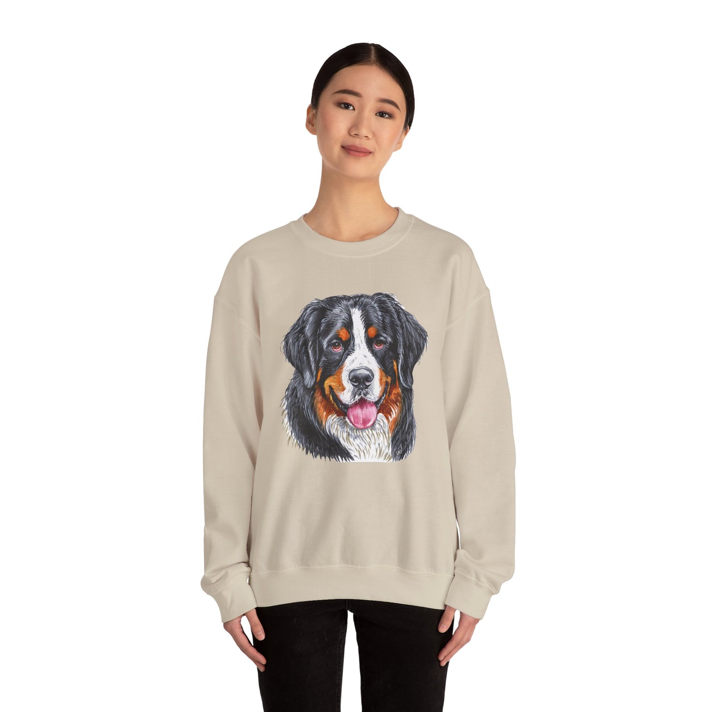 Bernese Mountain Dog #2 Unisex 50/50 Crewneck Sweatshirt
