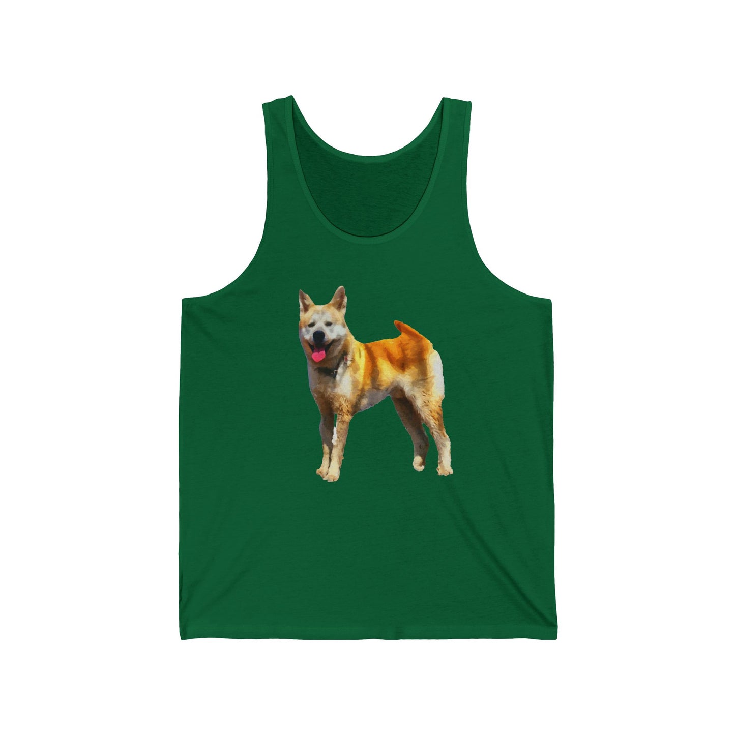 Akita Unisex Jersey Tank Top - Artistry Meets Comfort