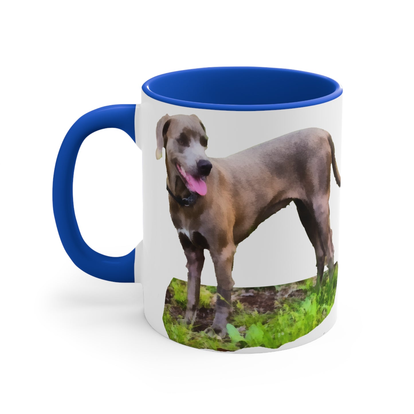 Blue Lacy 'Tex' Accent Coffee Mug, 11oz