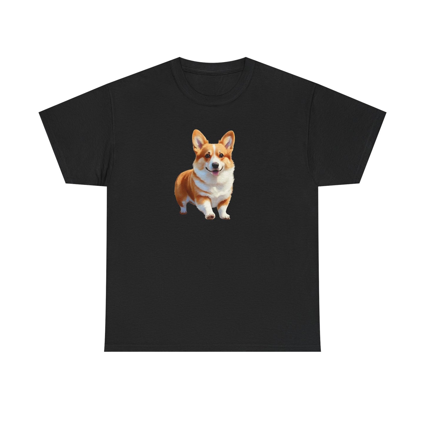Welsh Corgie Puppy - Unisex Heavy Cotton Tee