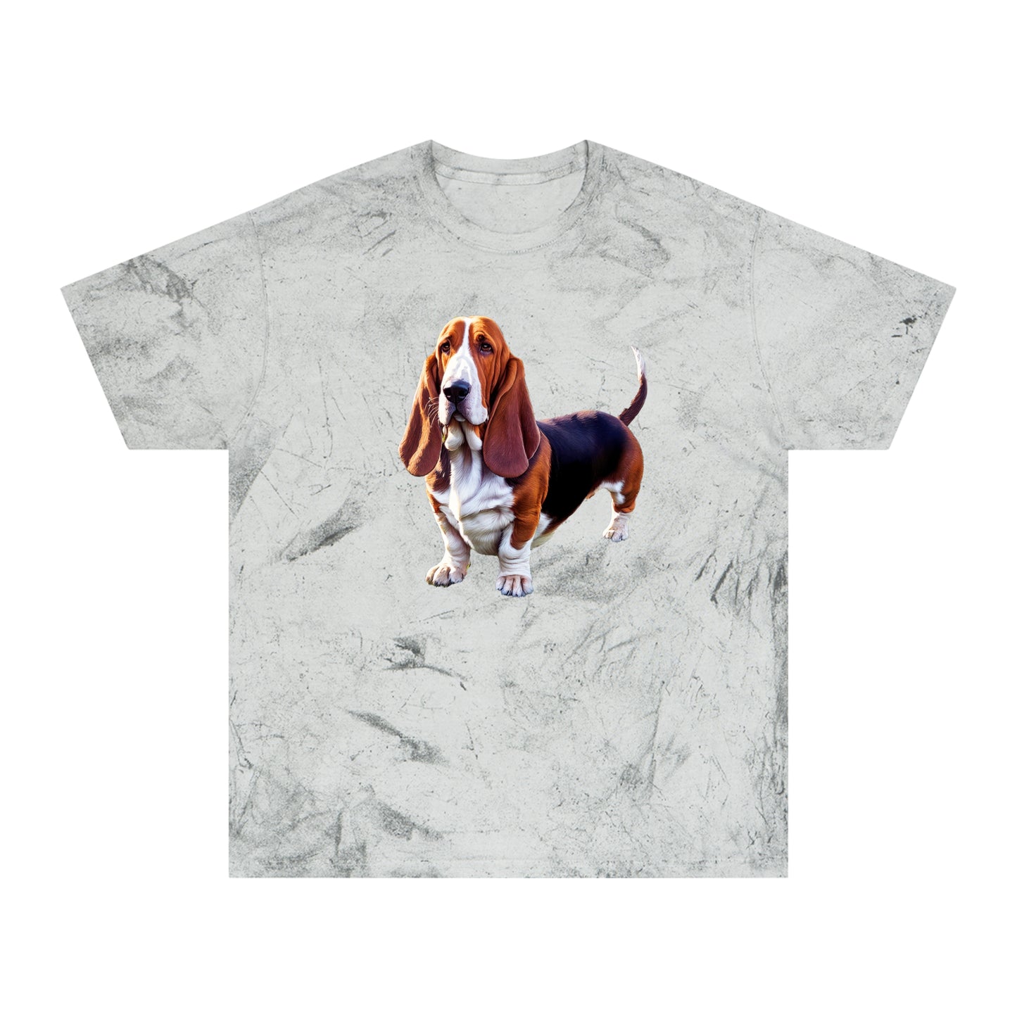 Basset Hound Unisex Color Blast T-Shirt - A Celebration of Artistry