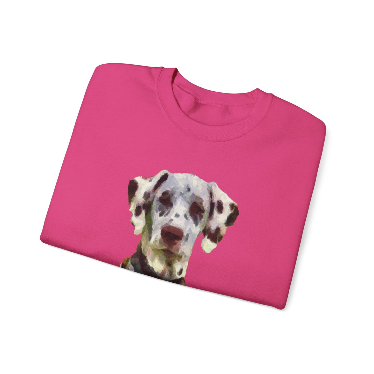 Dalmatian 'Impressionistic' Crewneck Sweatshirt