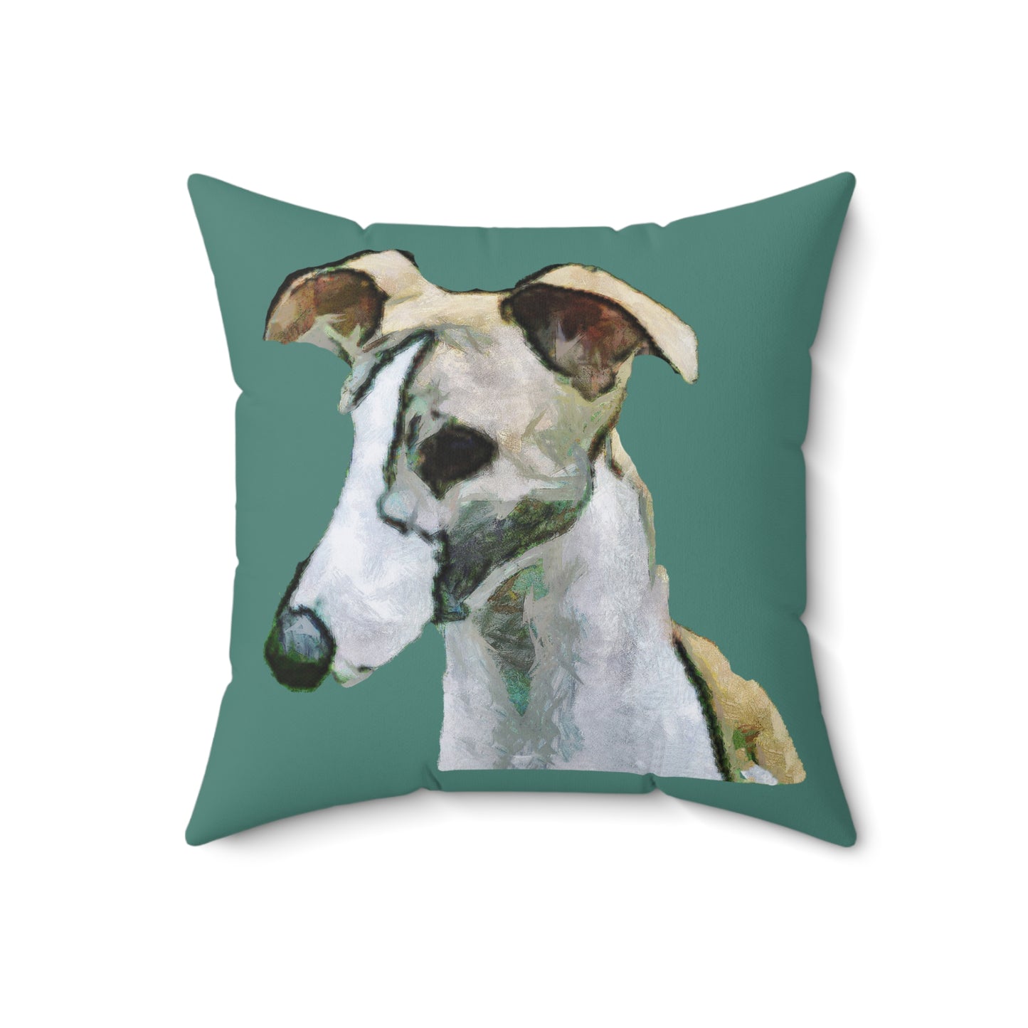 Whippet 'Simba' Spun Polyester Throw Pillow