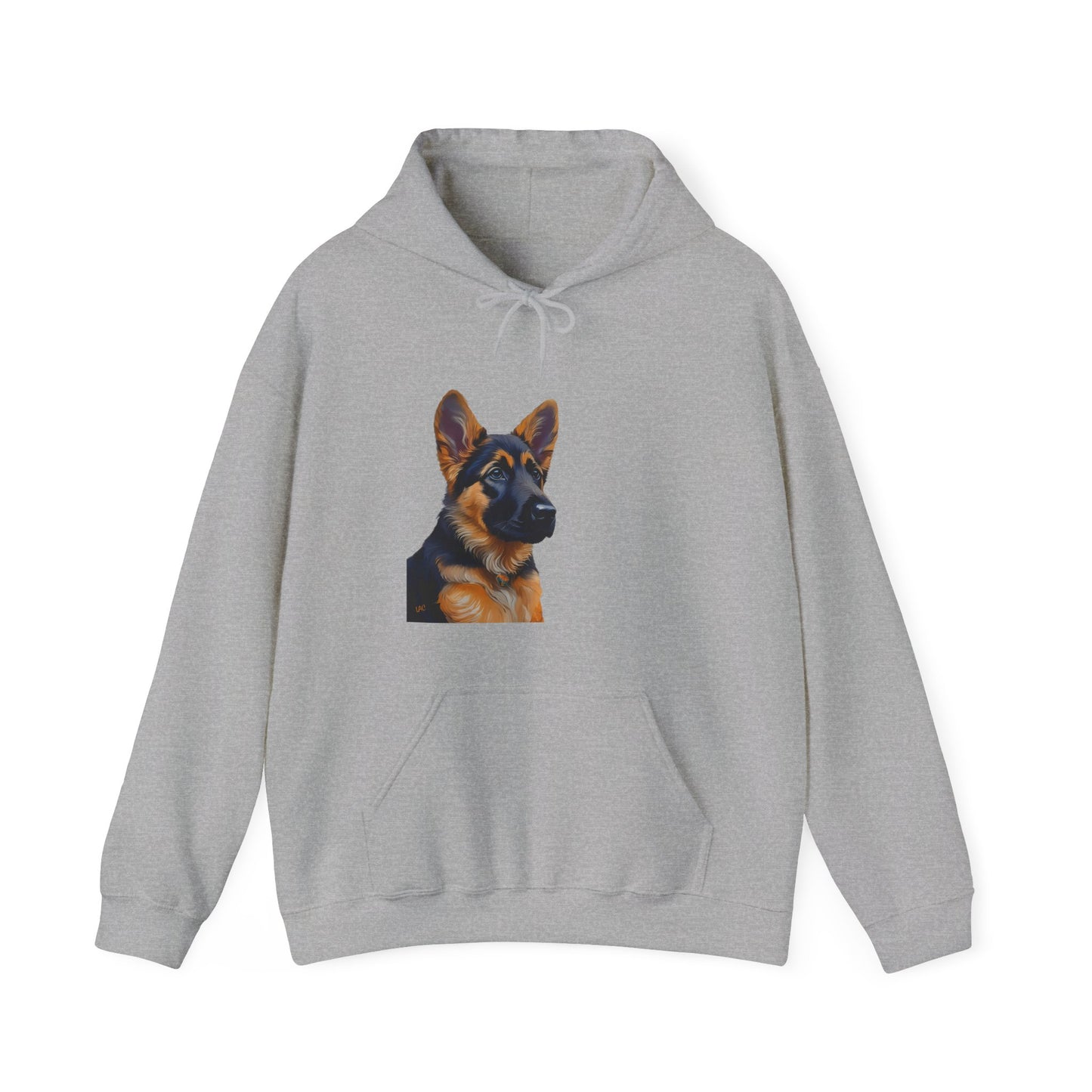 German Shepherd Puppy Love Hooded Sweatshirt