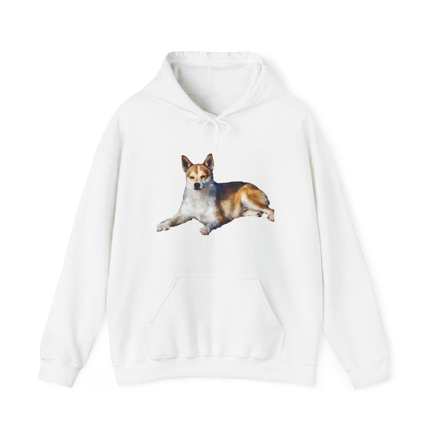 Norwegian Lundehund Unisex 50/50 Hooded Sweatshirt
