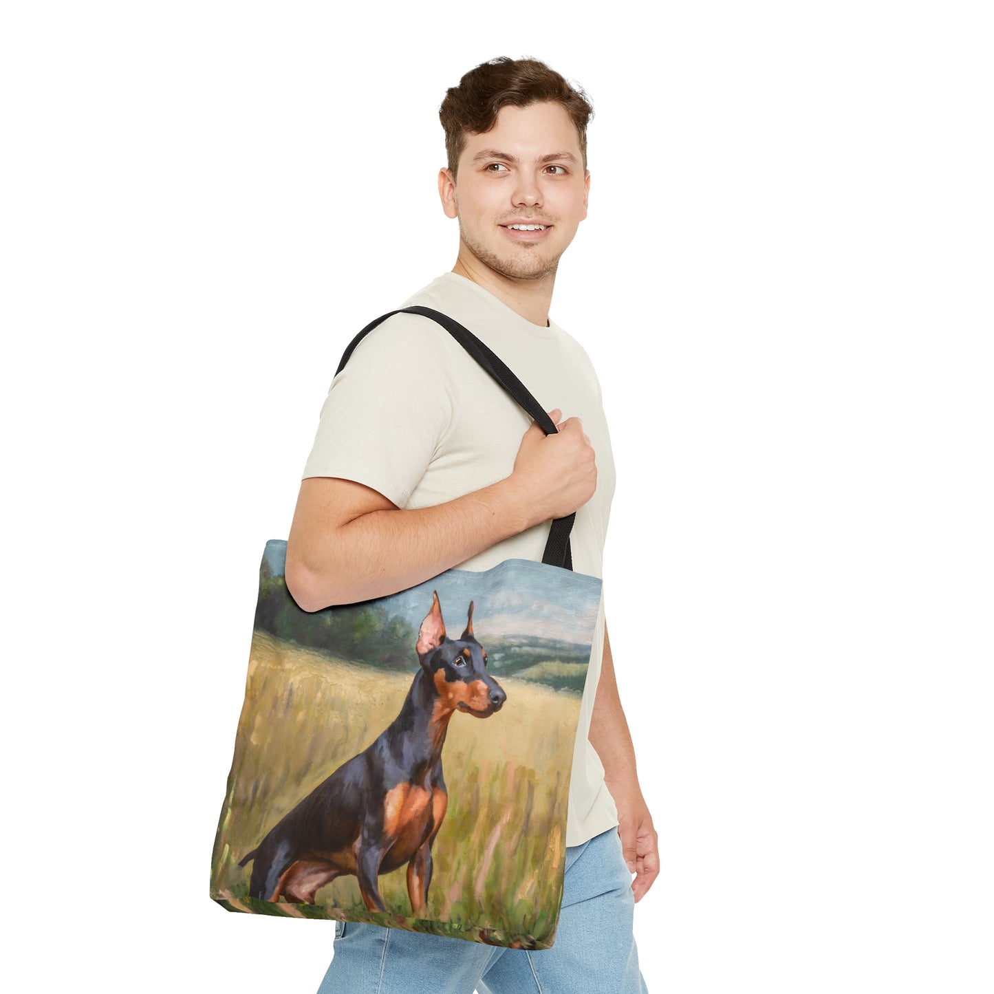 German Pinscher All-Over Print Tote Bag