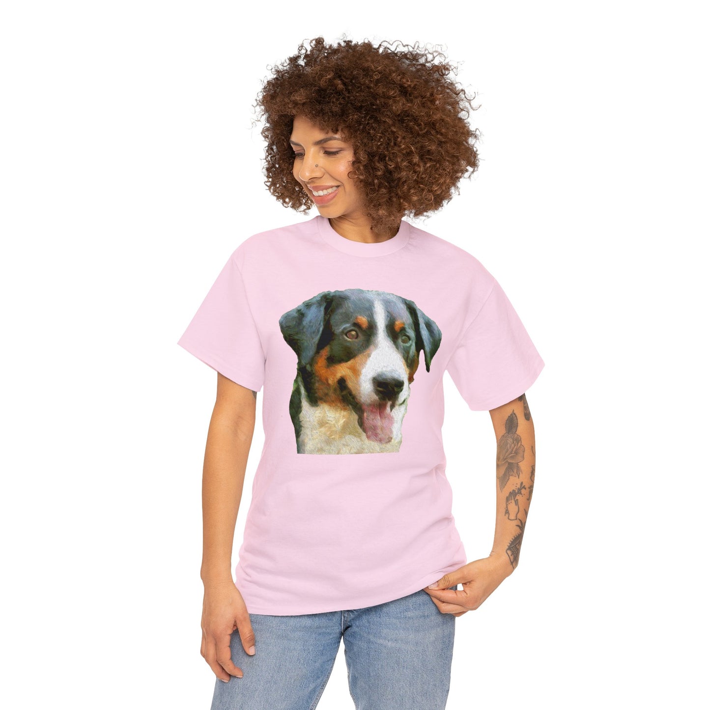 Appenzeller Sennenhund Classic Unisex Heavy Cotton Tee