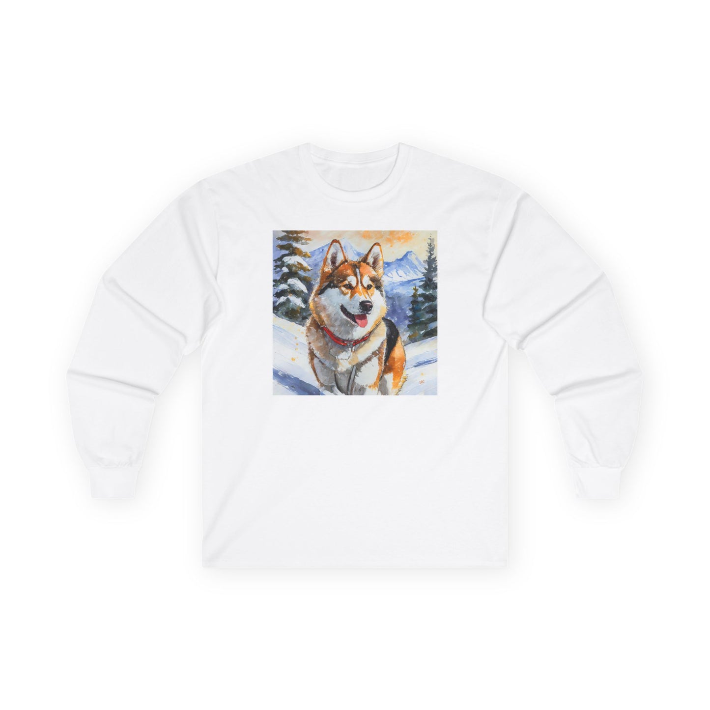 Chinook 'Sled Dog' Classic Cotton Long Sleeve Tee