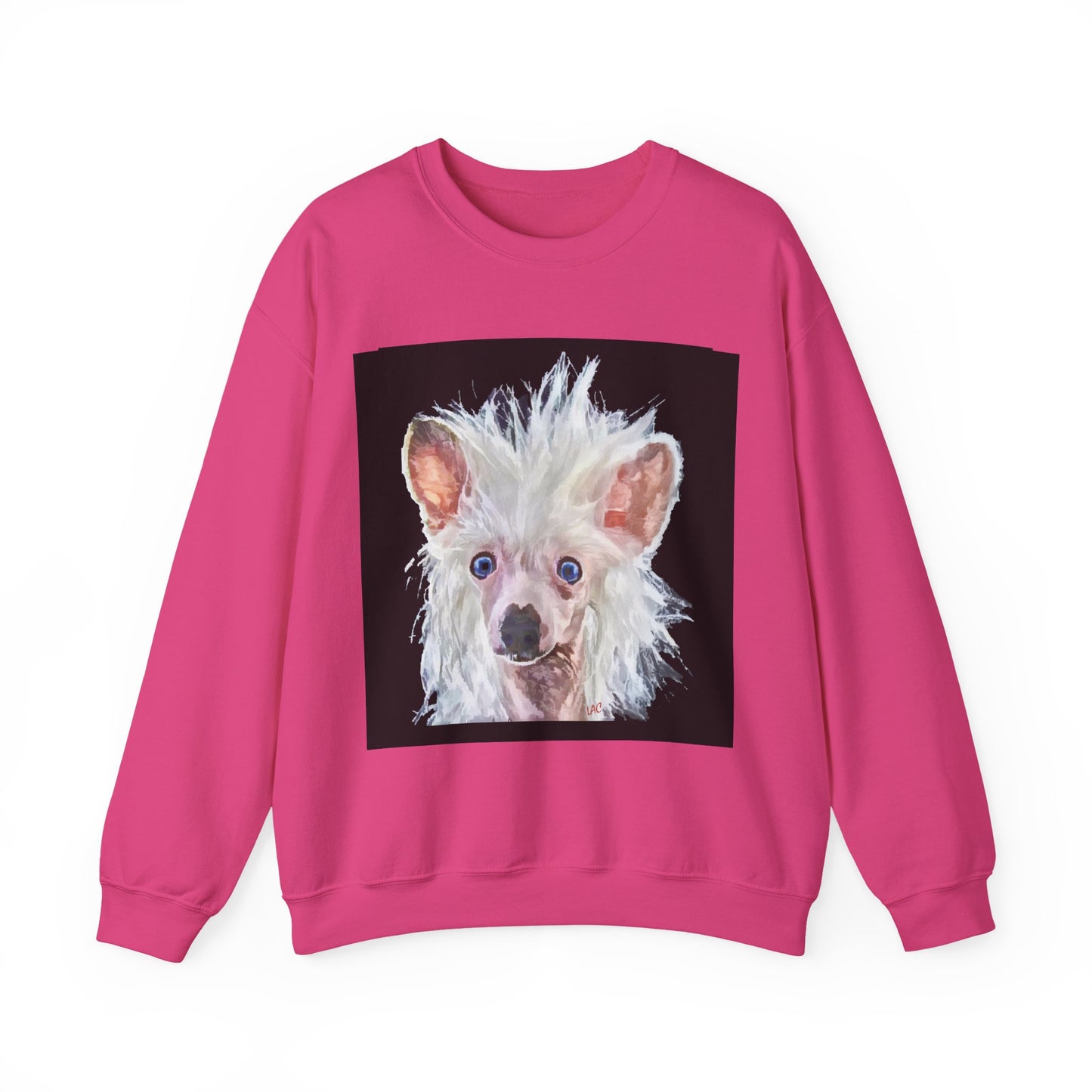 Chinese Crested Unisex 50/50 Crewneck Sweatshirt