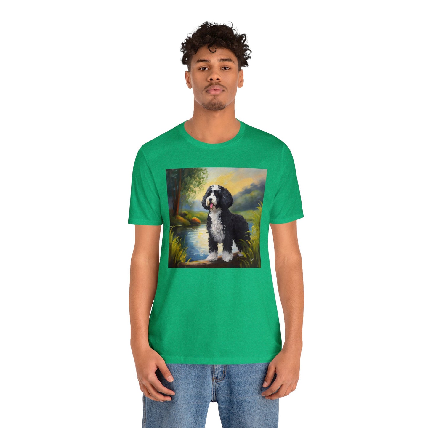 Portuguese Water Dog Jersey Short Sleeve Tee