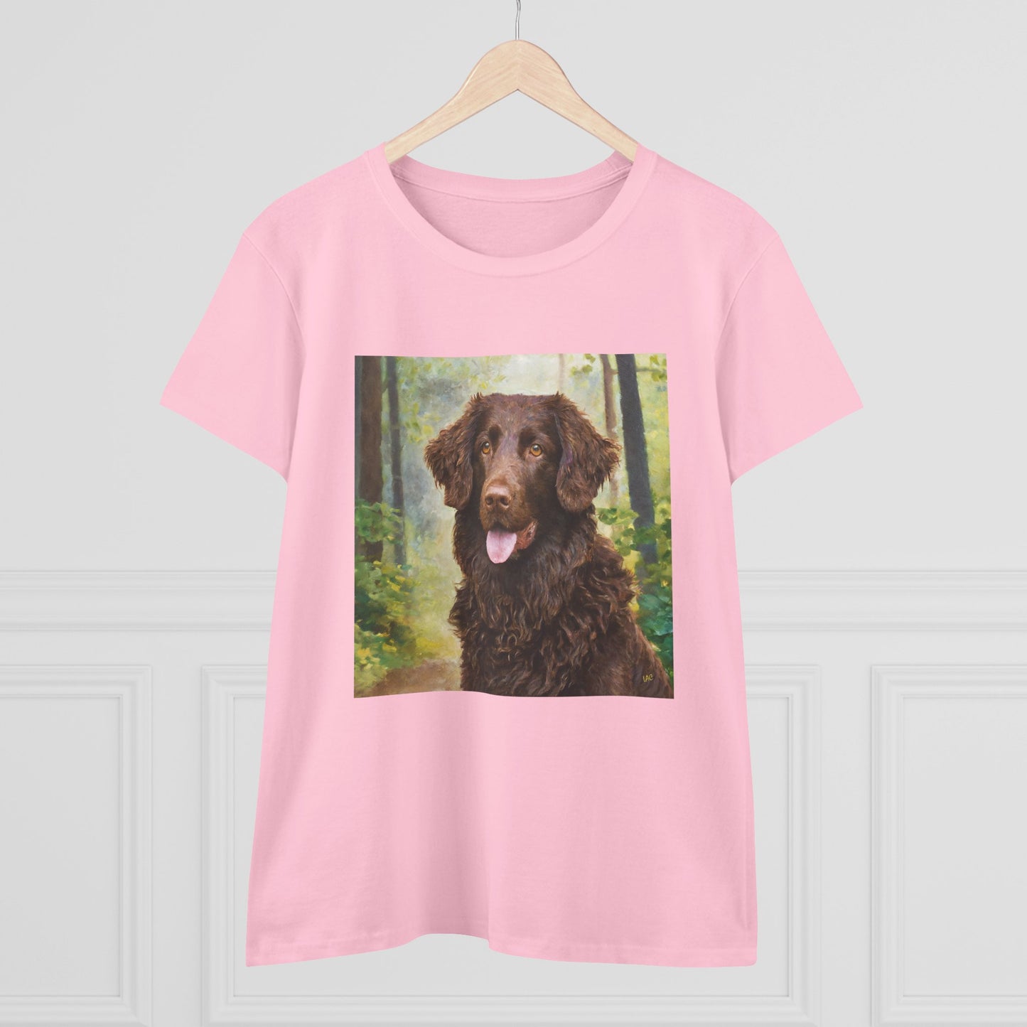 Curly-Coated Retriever Women's Midweight Cotton Tee