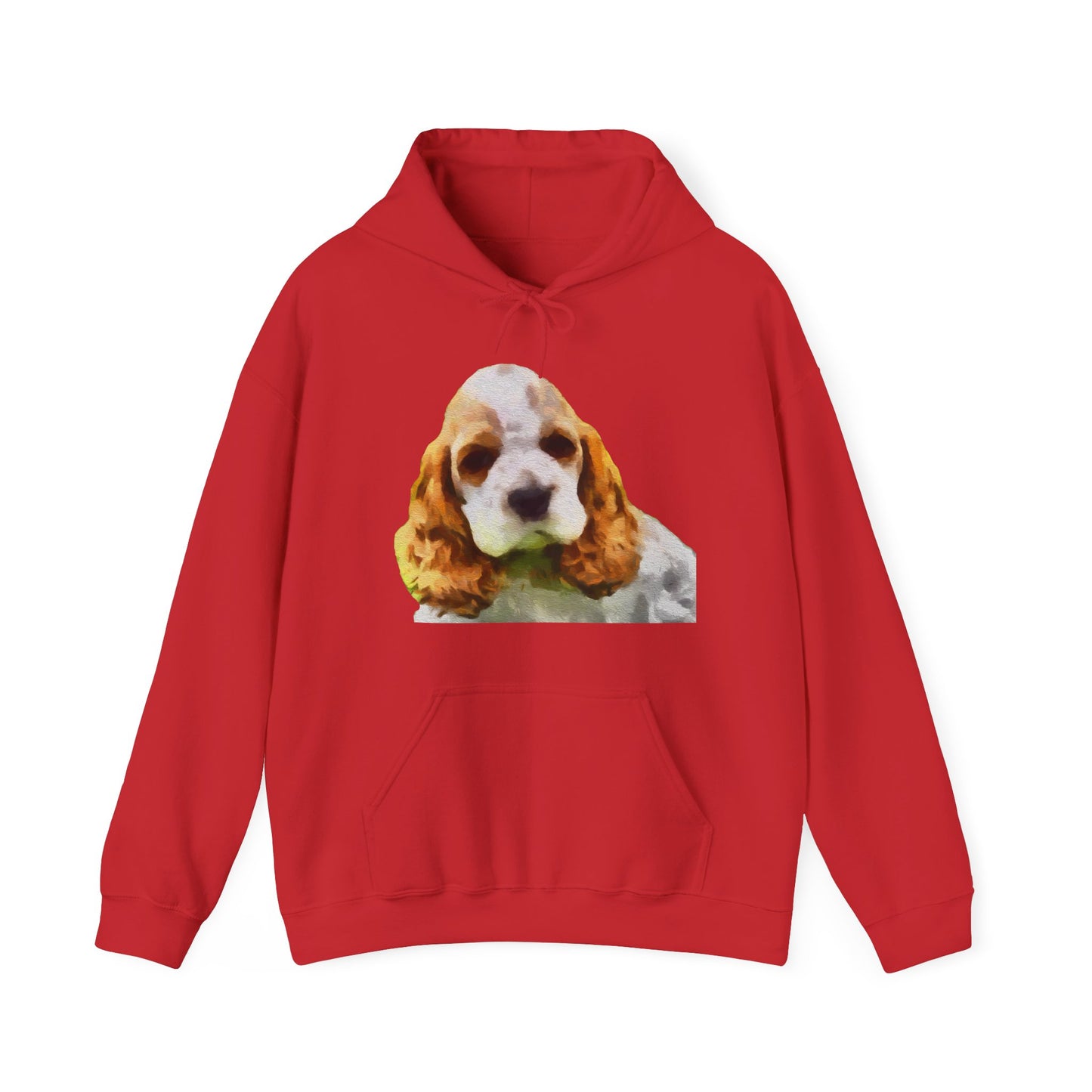 Cocker Spaniel 'Hogan' Unisex 50/50 Hooded Sweatshirt