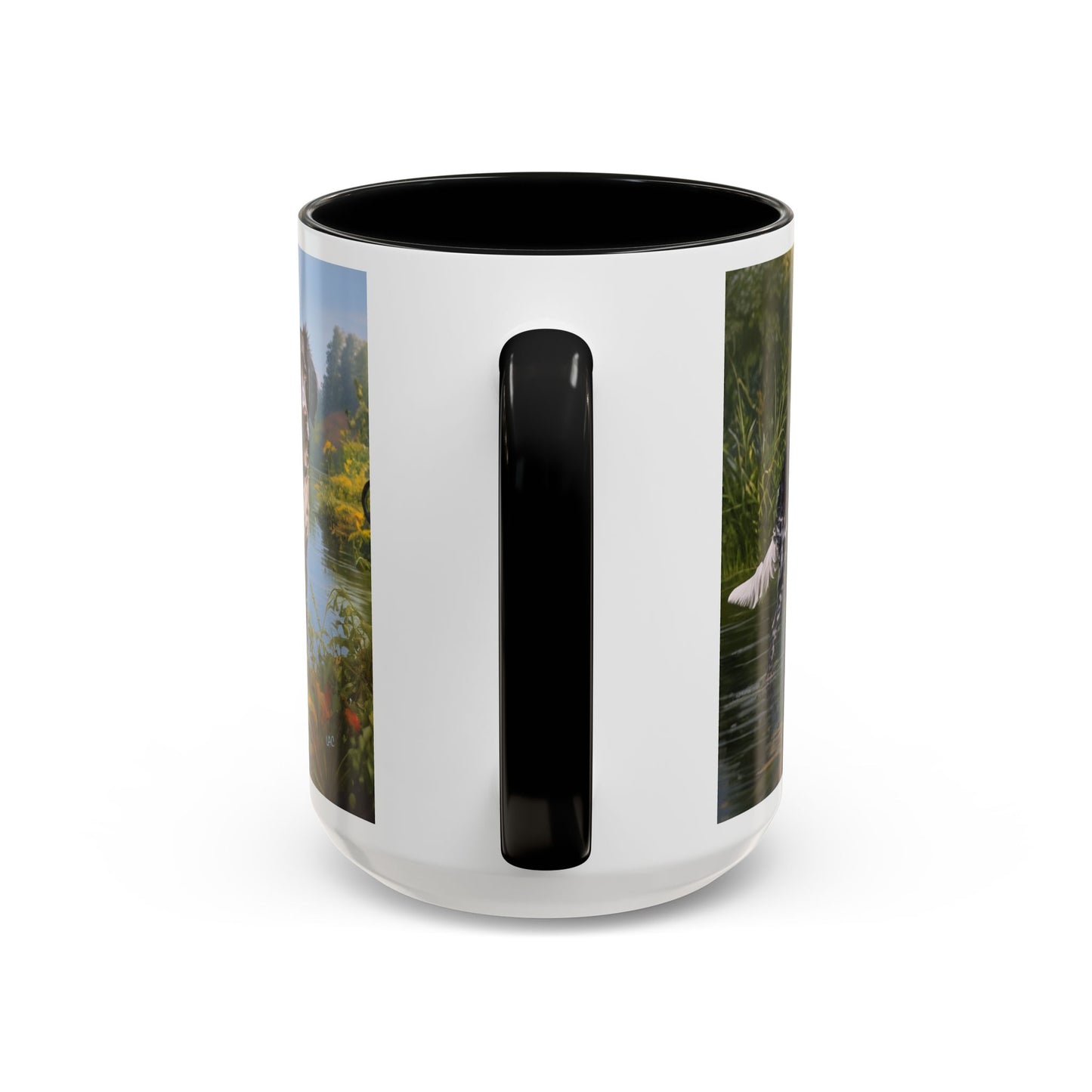 Large Munsterlander - Ceramic Accent Coffee Mug - 2 Sizes