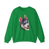 Siberian Husky 'Iditarod'  Unisex 50/50 Crewneck Sweatshirt