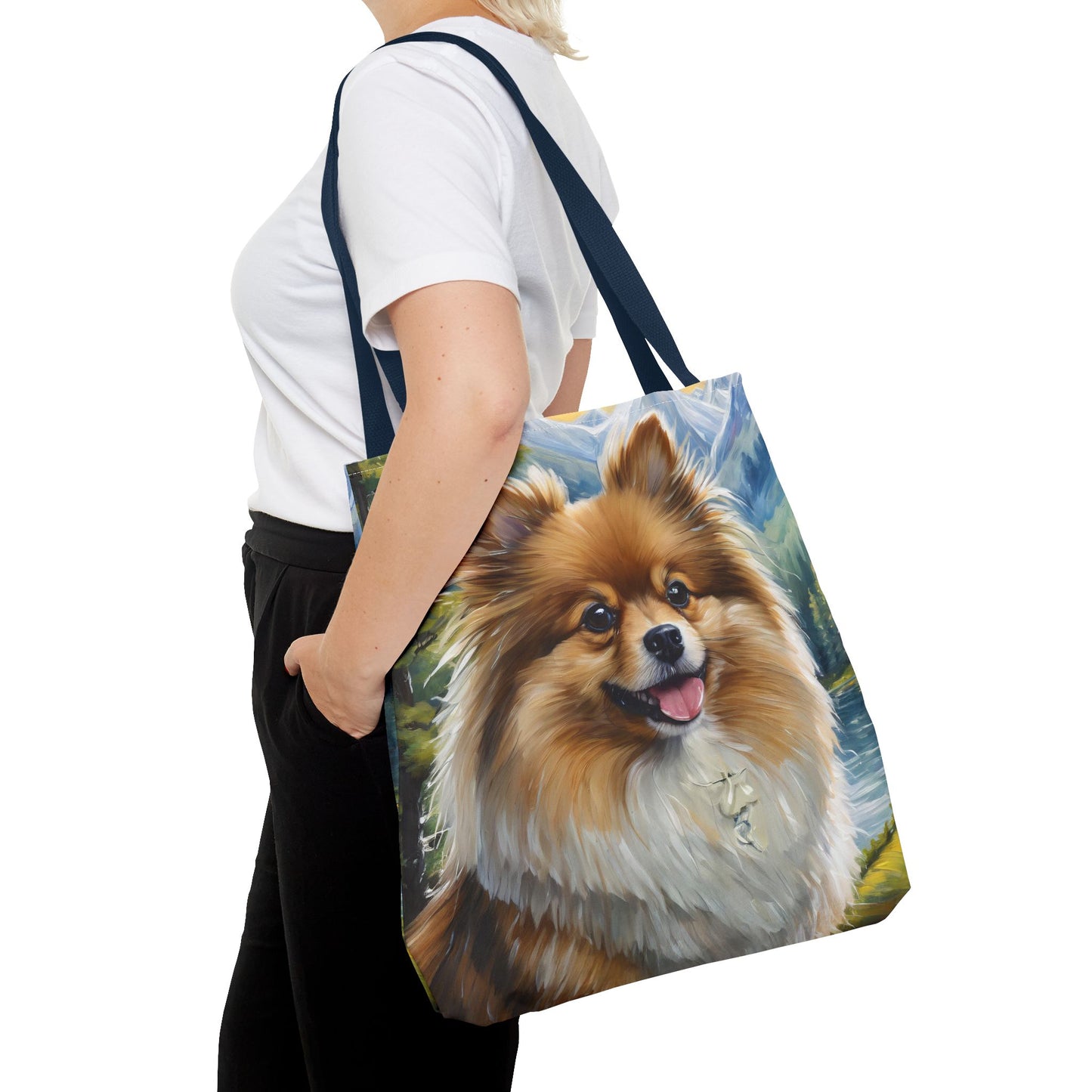German Spitz Tote Bag (AOP) - Versatile Everyday Companion
