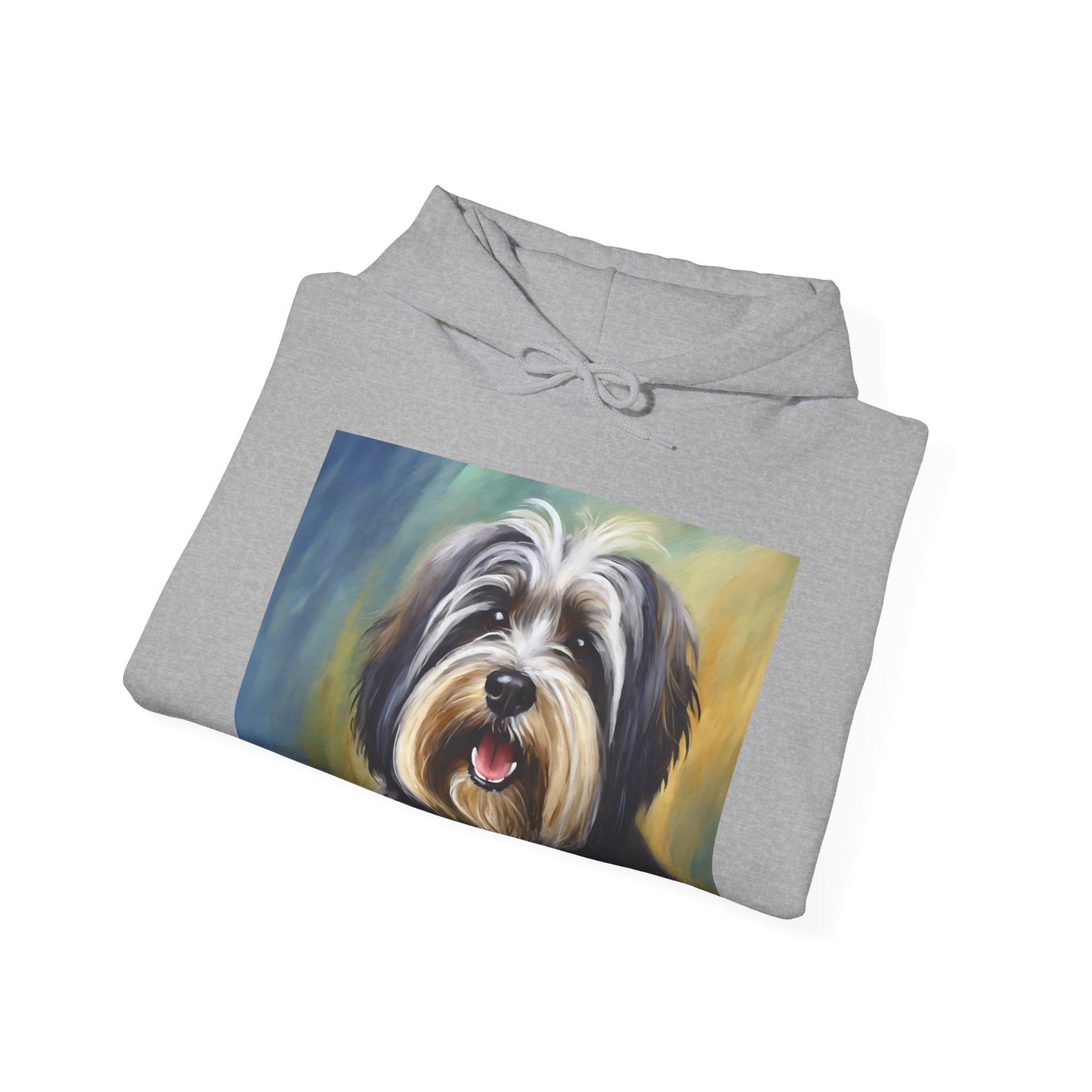 Tibetan Terrier 50/50 Hooded Sweatshirt