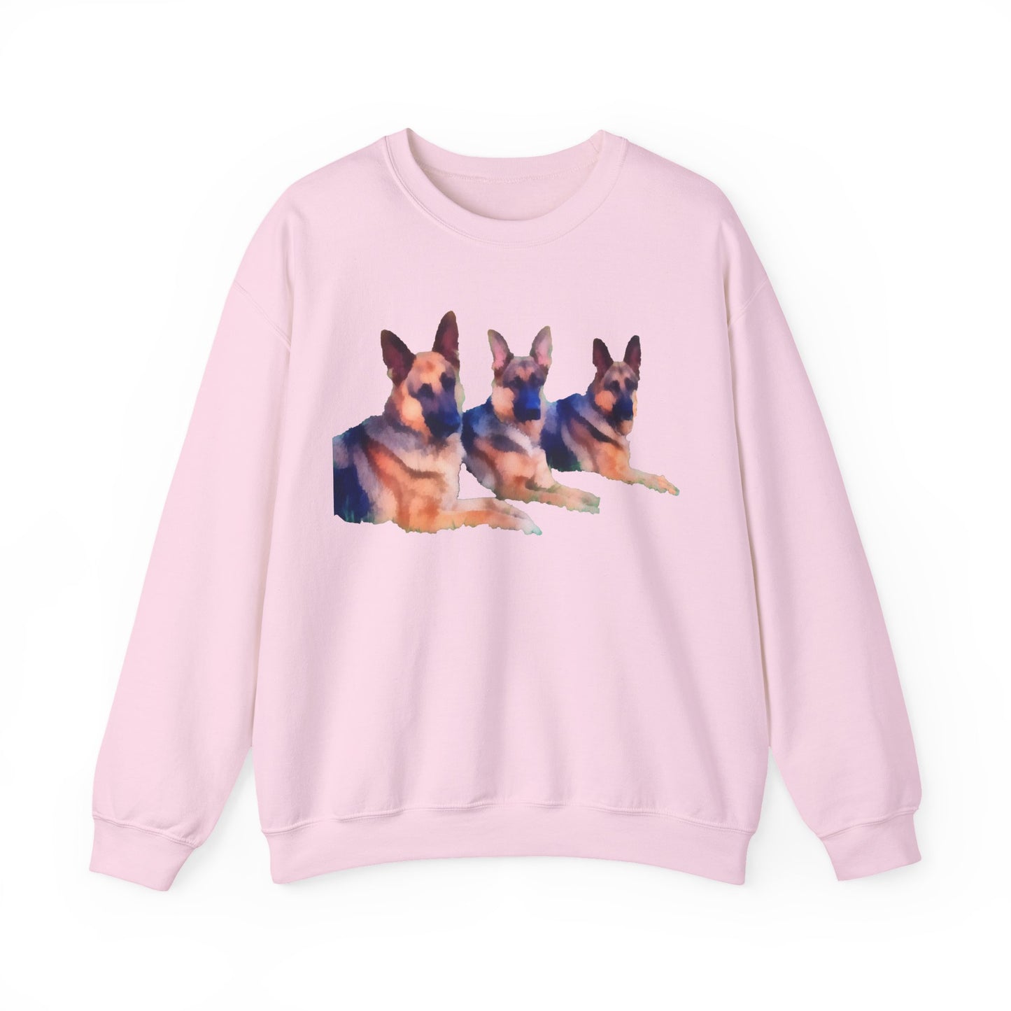 German Shepherd Trio Unisex 50/50 Crewneck Sweatshirt