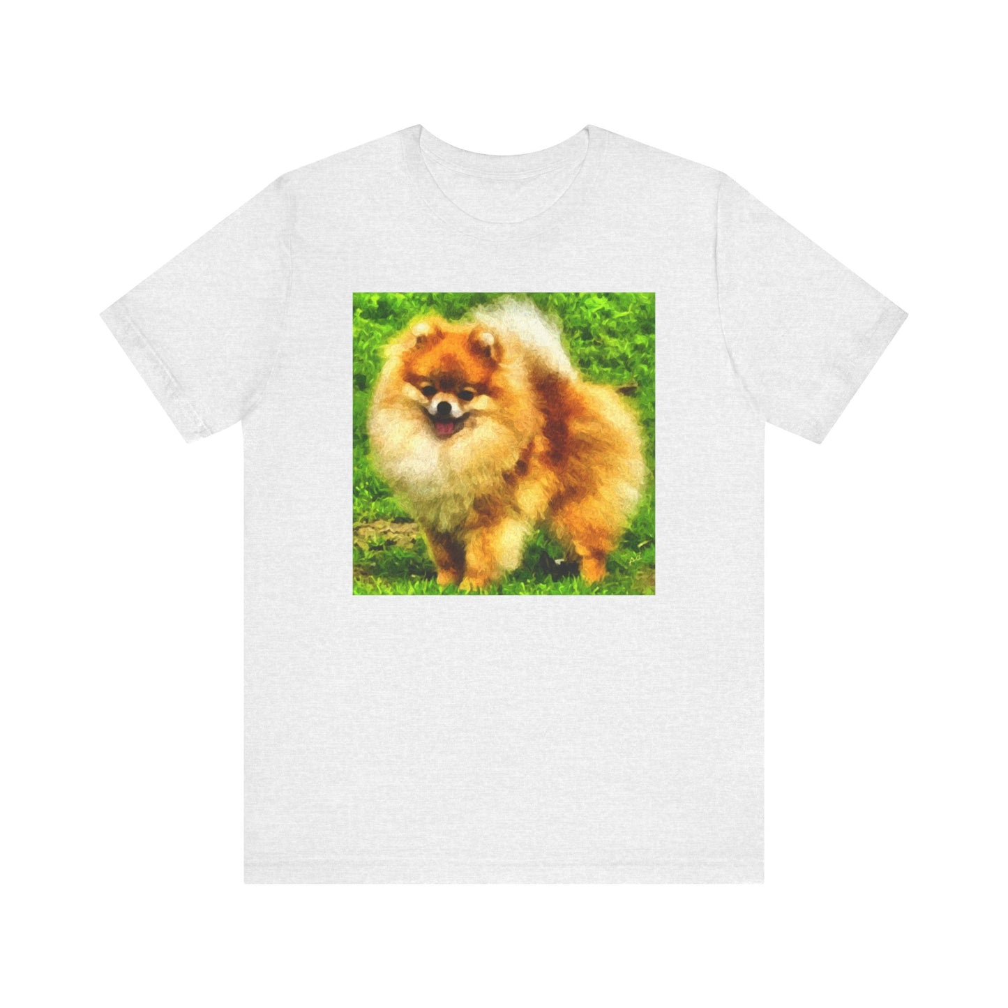 Pomeranian 'Pom Pom' Unisex Jersey Short Sleeve Tee