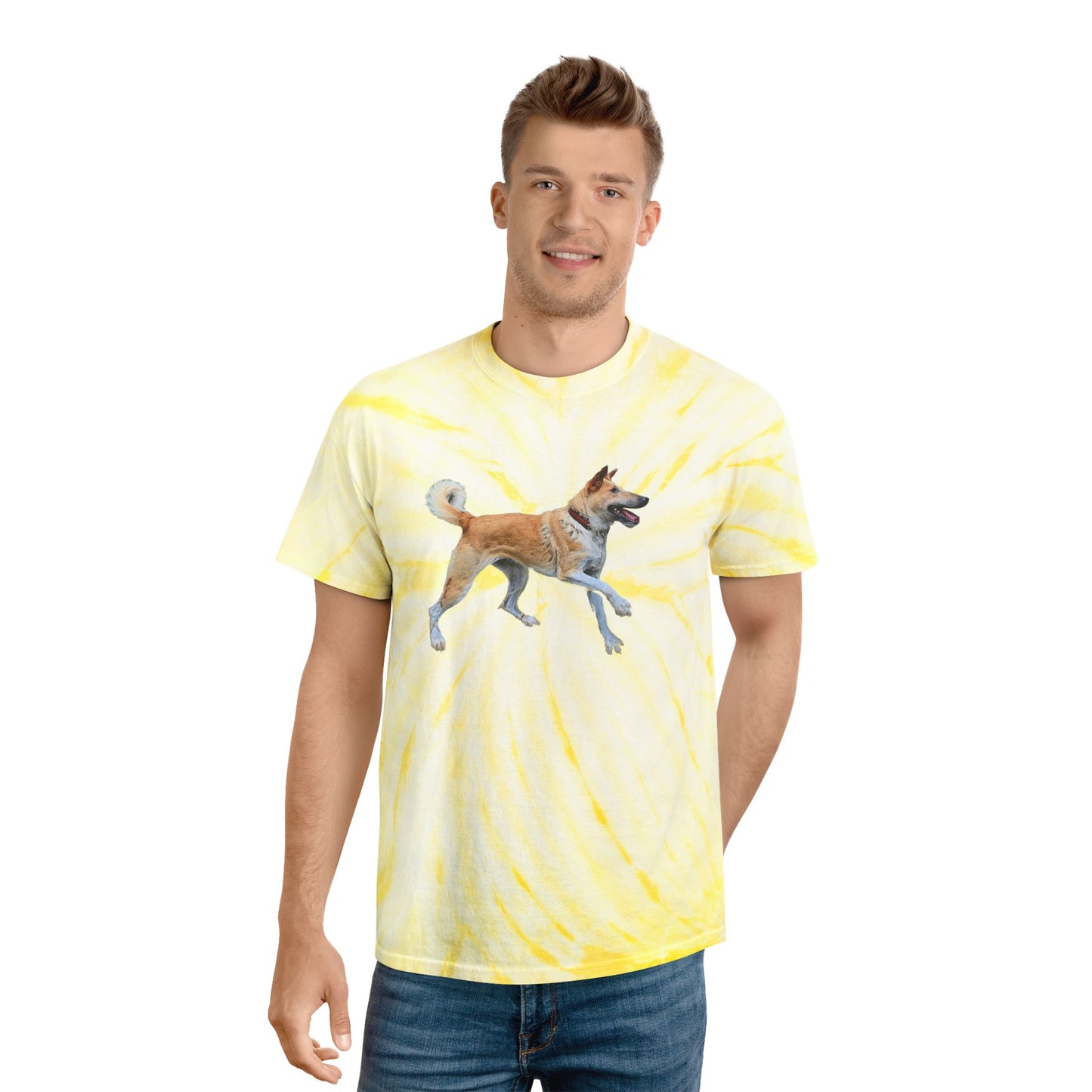 Korean Jindo Tie-Dye Tee, Cyclone