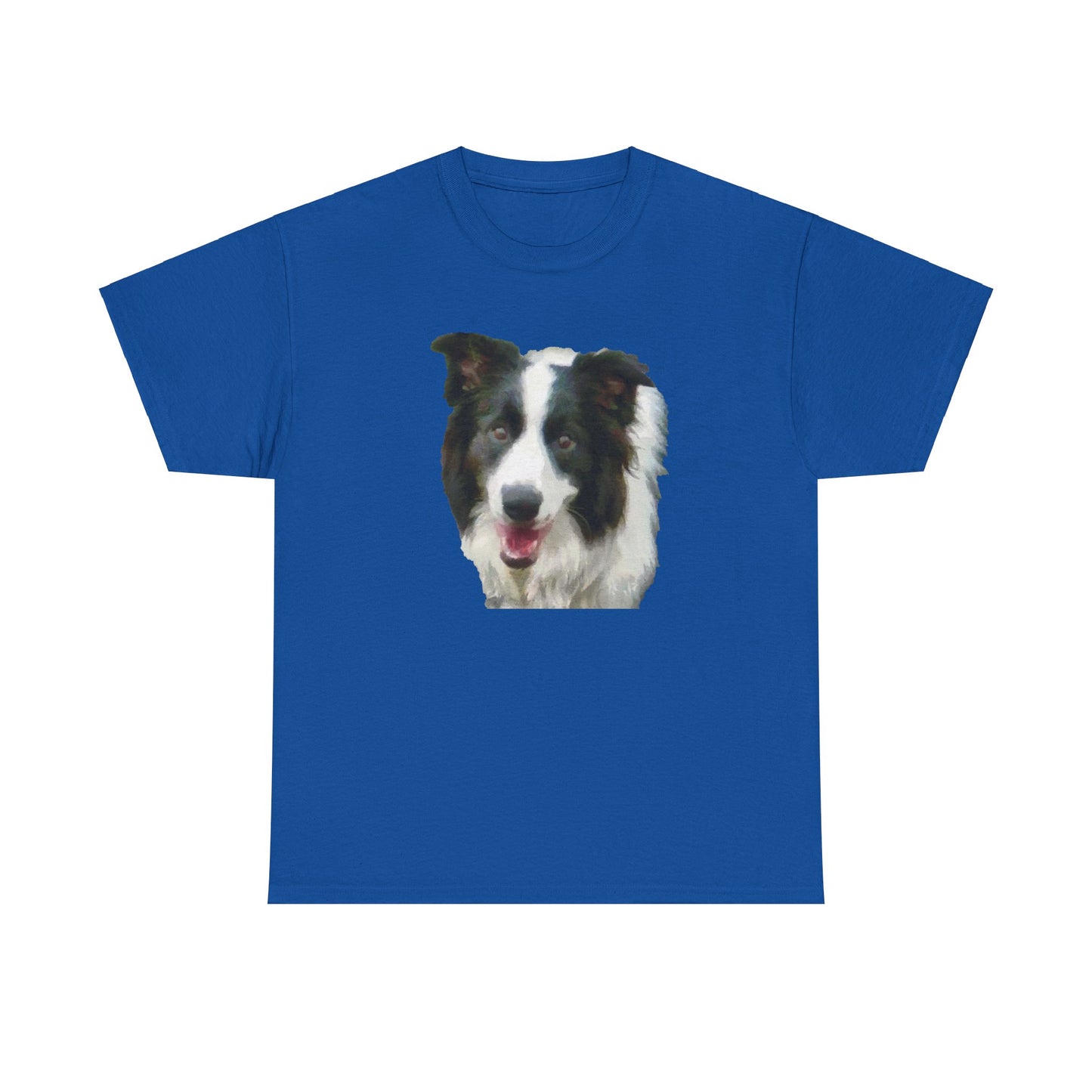 Border Collie '#2' Unisex Heavy Cotton Tee