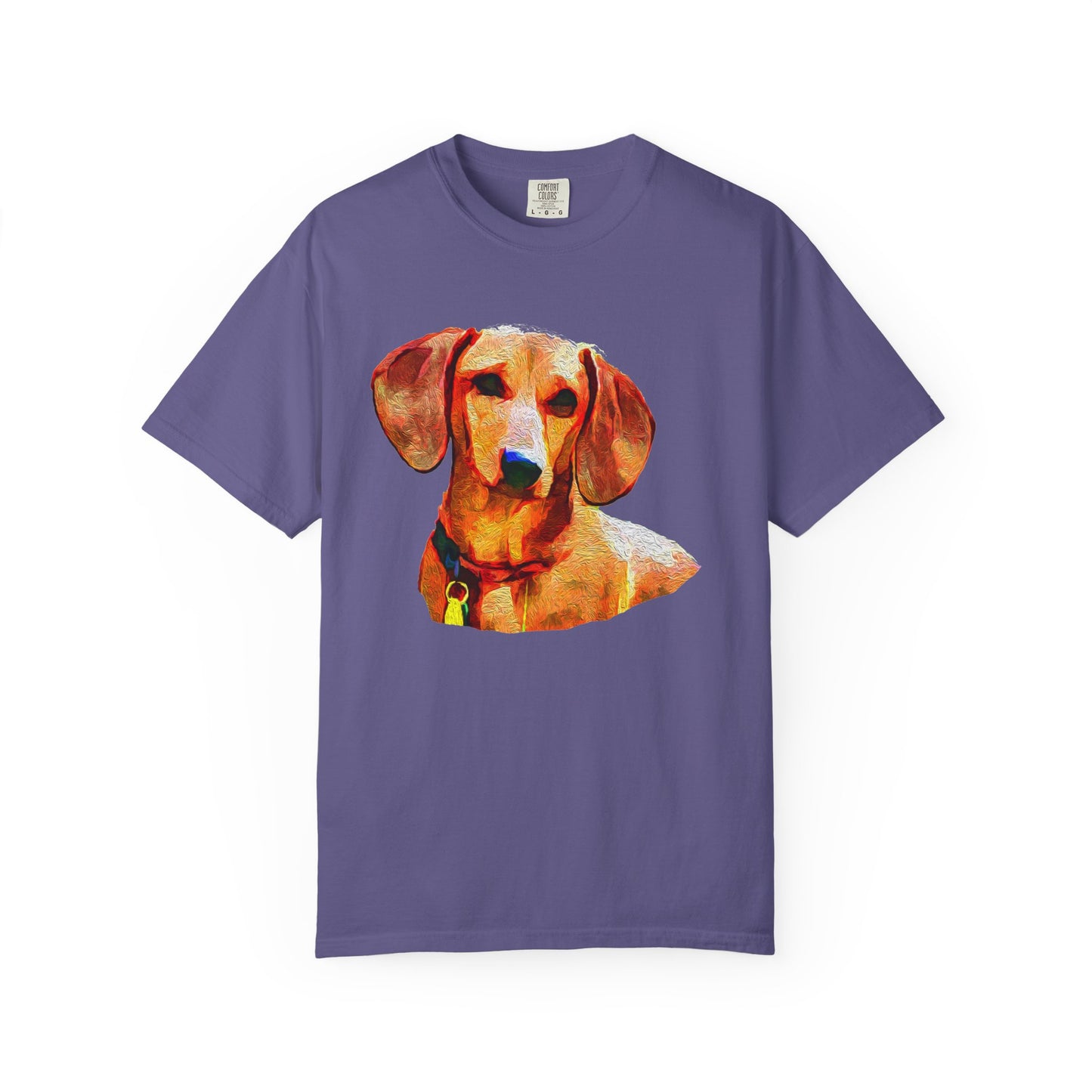 Dachshund 'Daisey' Unisex Relaxed Fit Garment-Dyed T-shirt